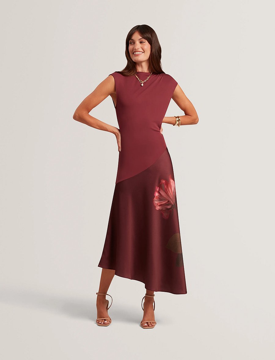 Ted Baker London - JALIIA - midikleidid - maroon - 2