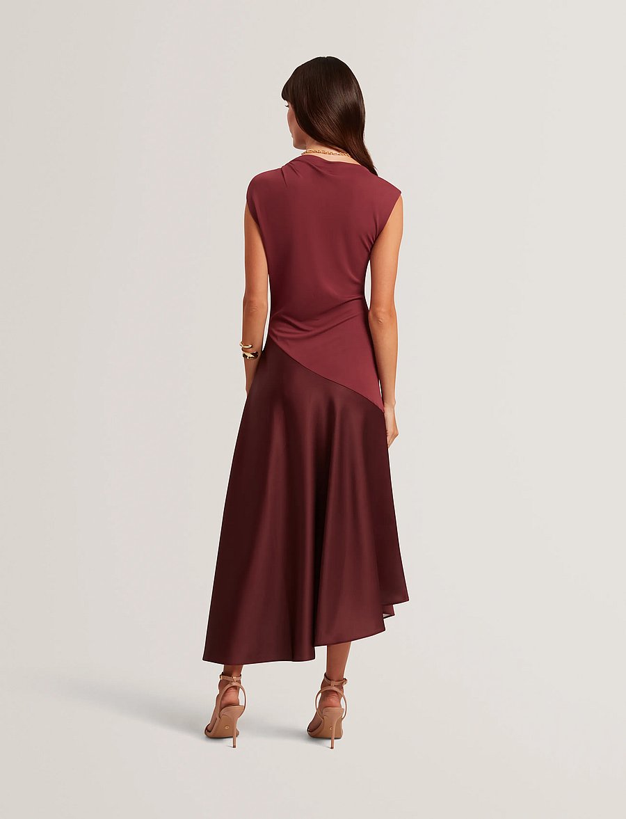 Ted Baker London - JALIIA - midikleidid - maroon - 3