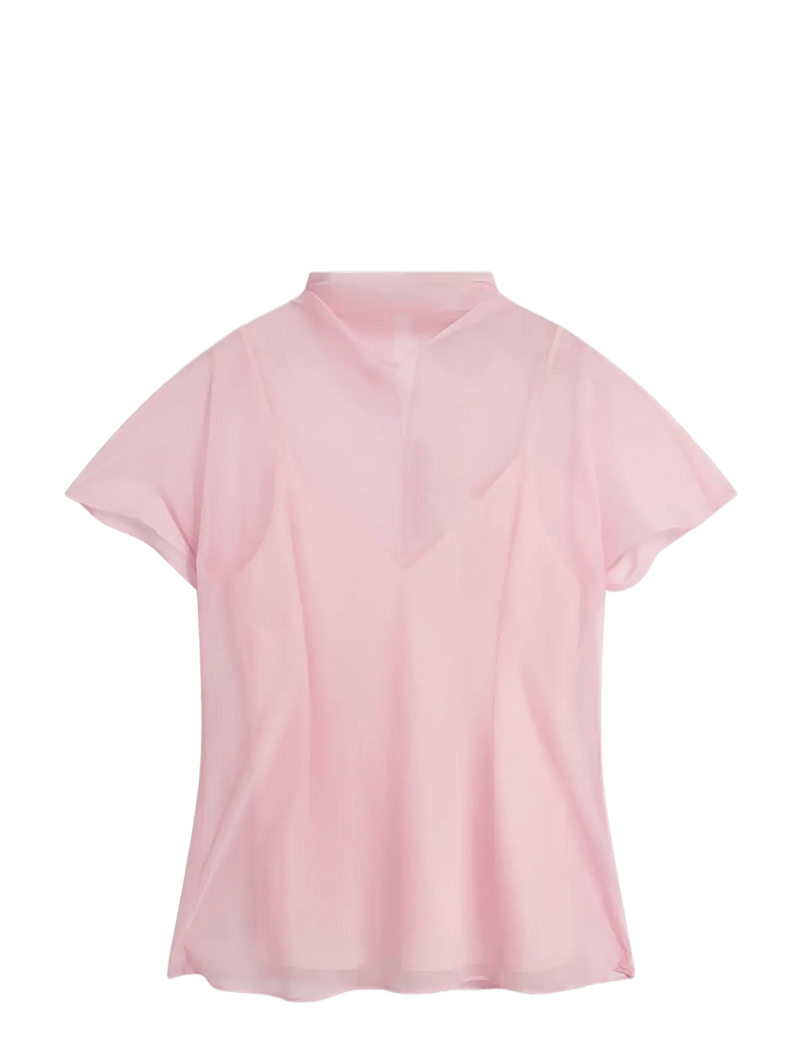 Ted Baker London - ANNDIA - kurzärmelige blusen - dusky-pink - 1