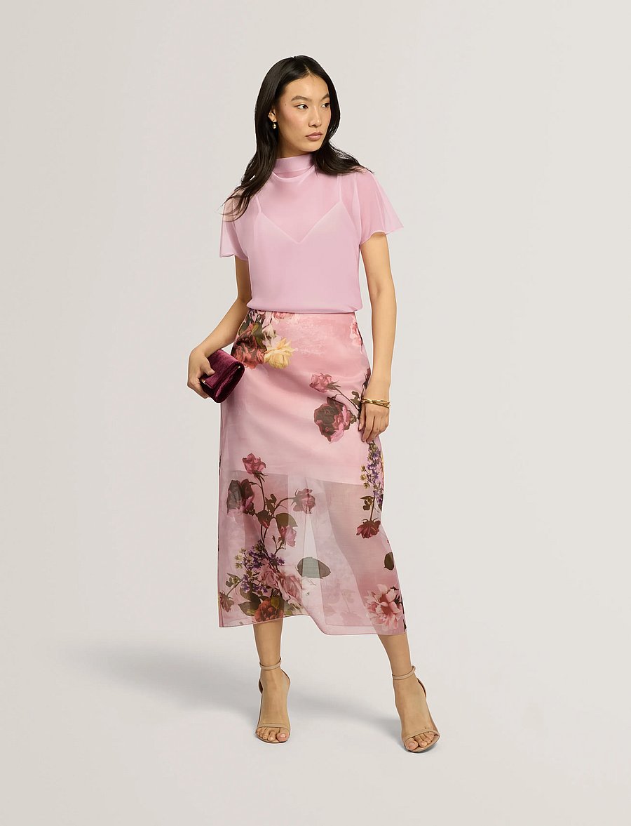 Ted Baker London - ANNDIA - kurzärmelige blusen - dusky-pink - 0