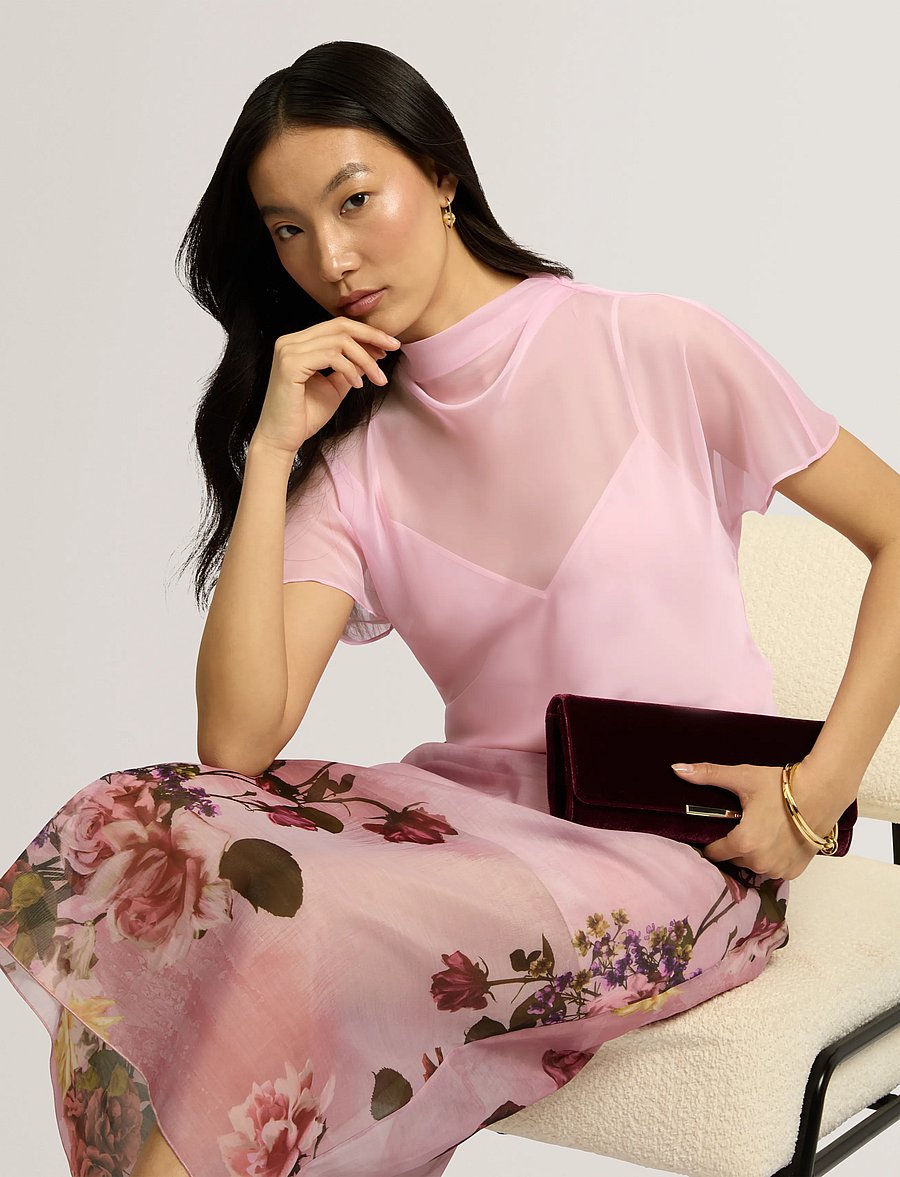 Ted Baker London - ANNDIA - kurzärmelige blusen - dusky-pink - 5