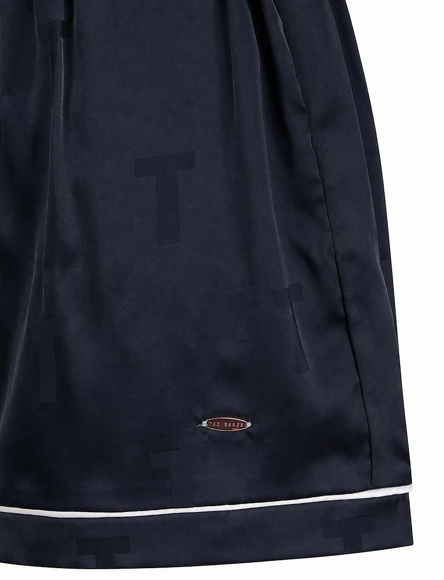 Ted Baker London - SYBIL SHORT JACQUARD TRADITIONAL SATIN PYJAMA SET - pyjamas - after midnight - 4