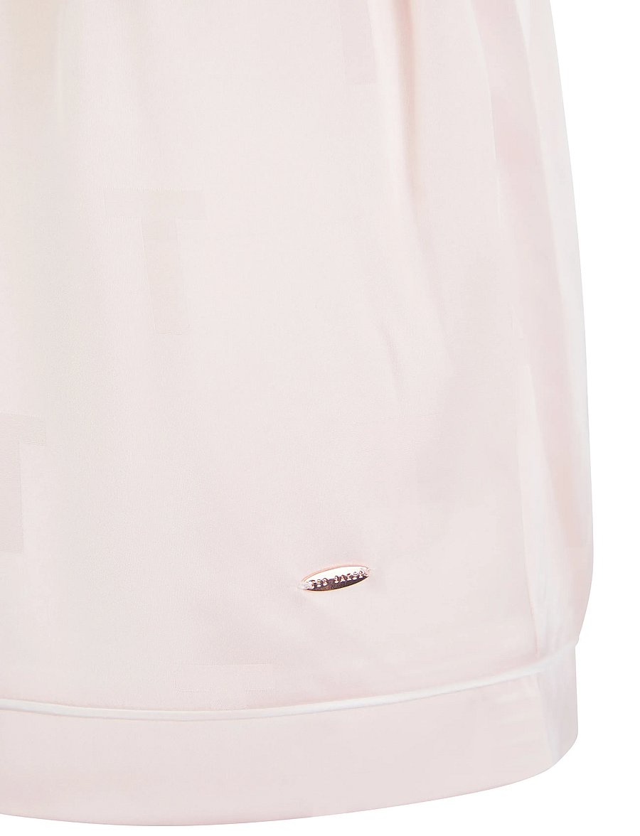 Ted Baker London - SYBIL SHORT JACQUARD TRADITIONAL SATIN PYJAMA SET - pyjamas - mauve chalk - 4