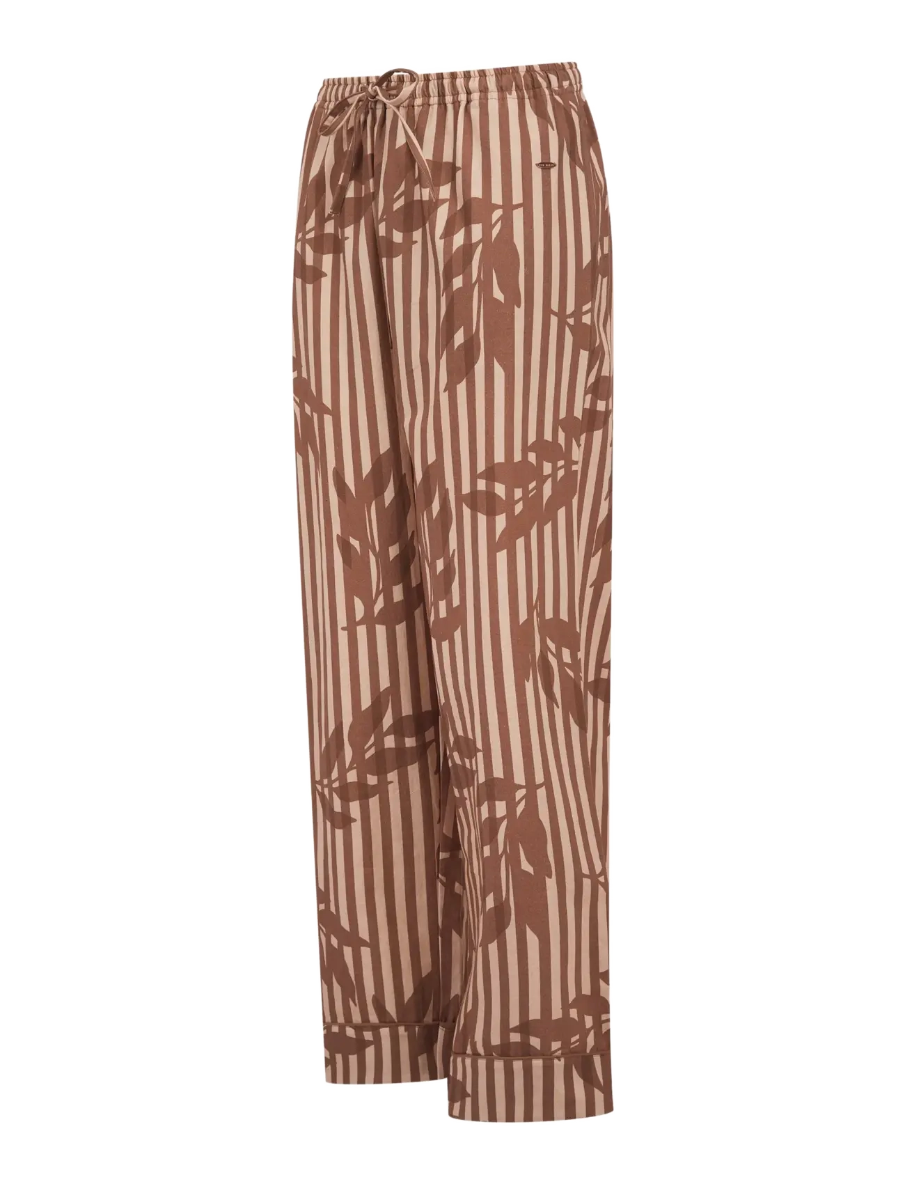 Ted Baker London - KALANI WOVEN FLORAL/STRIPE TRADITIONAL PYJAMA SET - pyjamas - rugby tan / clove - 3
