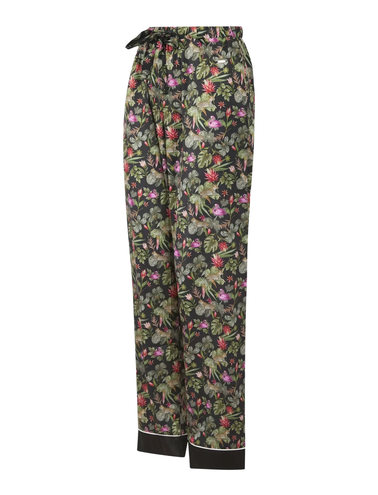 Ted Baker London - MARLEE PRINTED SATIN TRADITIONAL PYJAMA SET - pyjamas - jet black print - 3