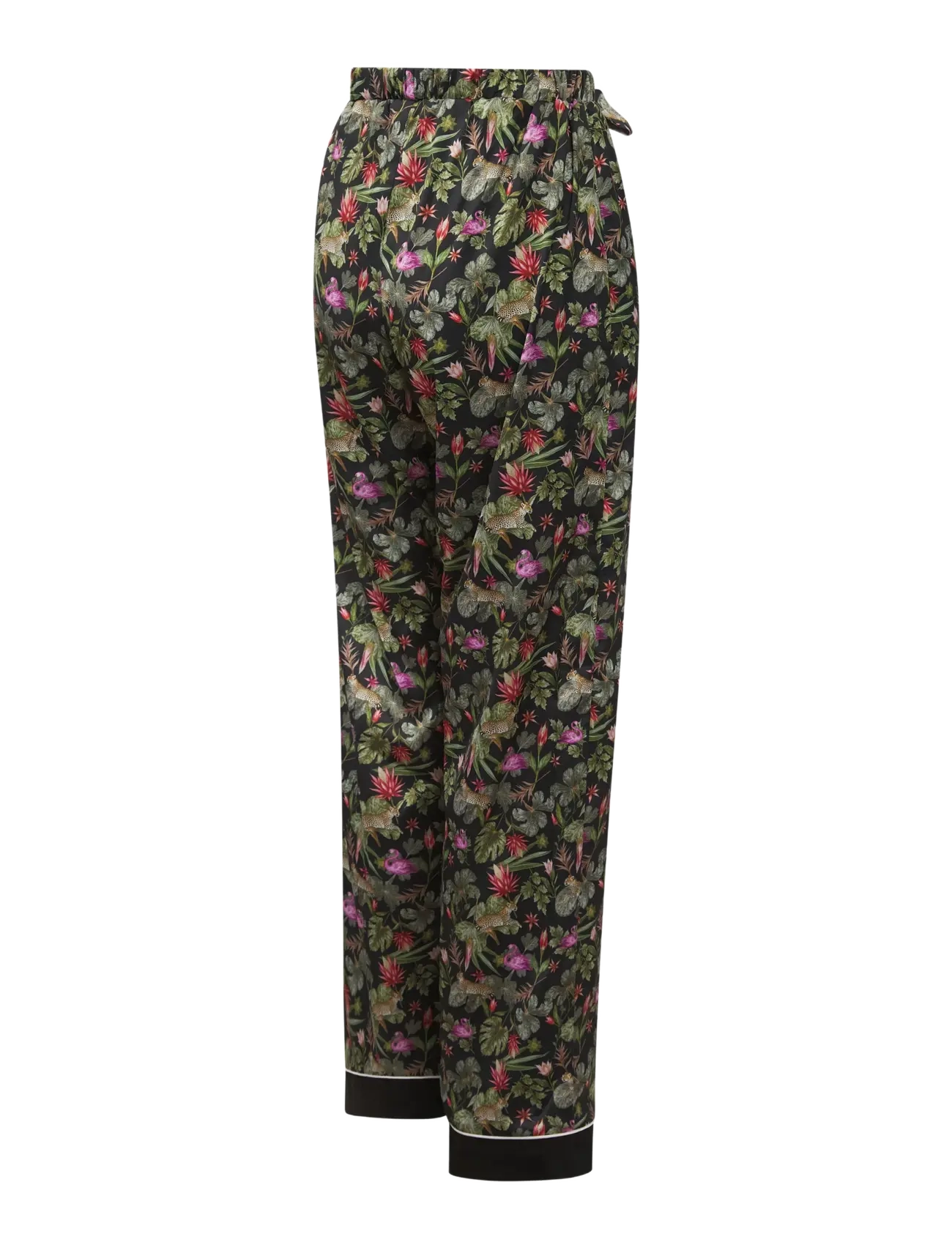 Ted Baker London - MARLEE PRINTED SATIN TRADITIONAL PYJAMA SET - pyjamas - jet black print - 4