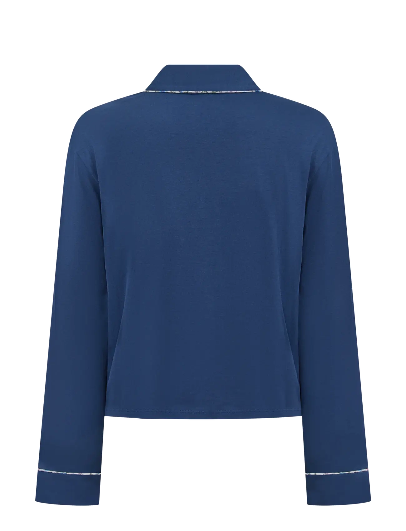 Ted Baker London - BRINLEY LONG PYJAMA SET WITH CONTRAST PRINT PIPING - pyjamas - ensign blue - 2