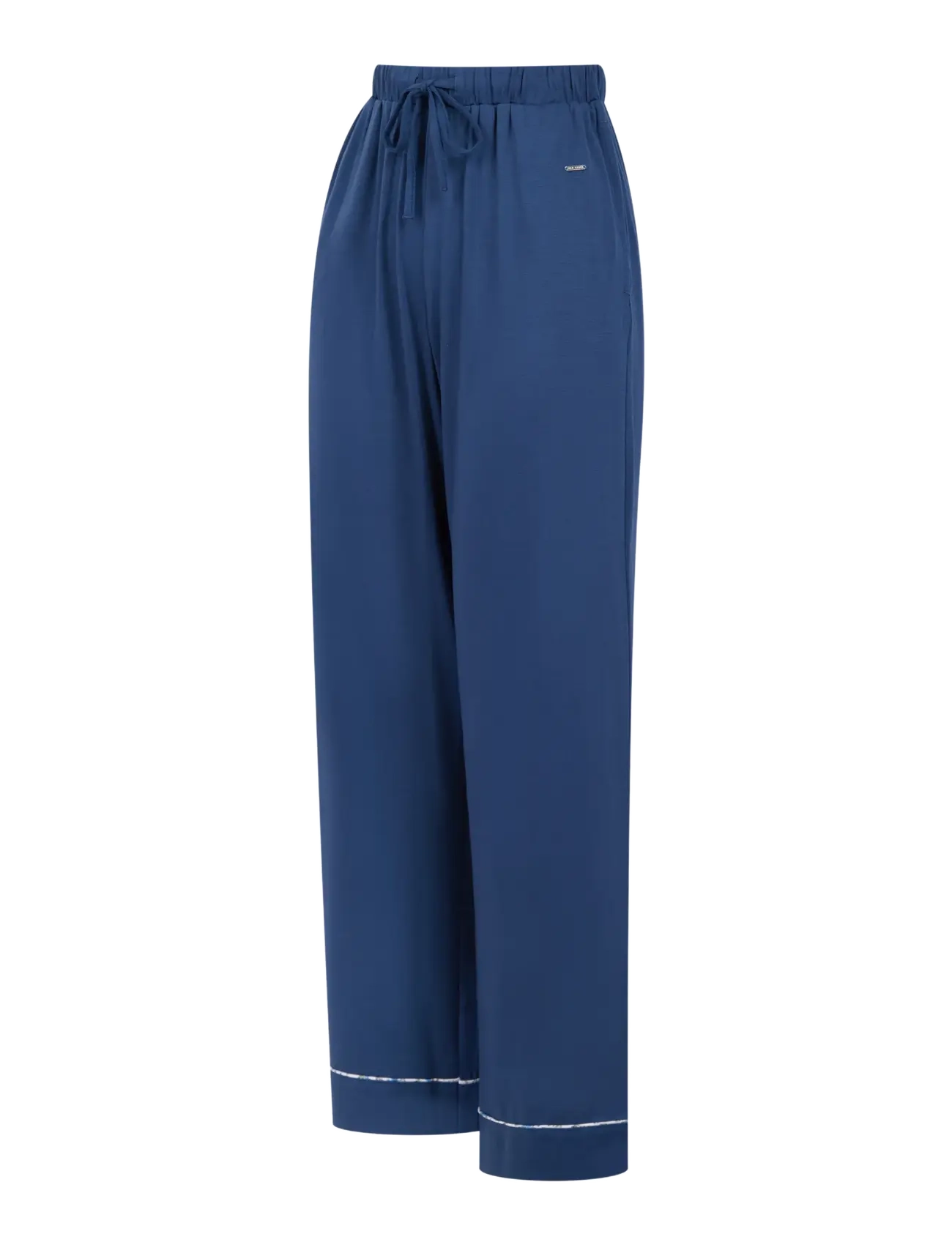 Ted Baker London - BRINLEY LONG PYJAMA SET WITH CONTRAST PRINT PIPING - pyjamas - ensign blue - 3