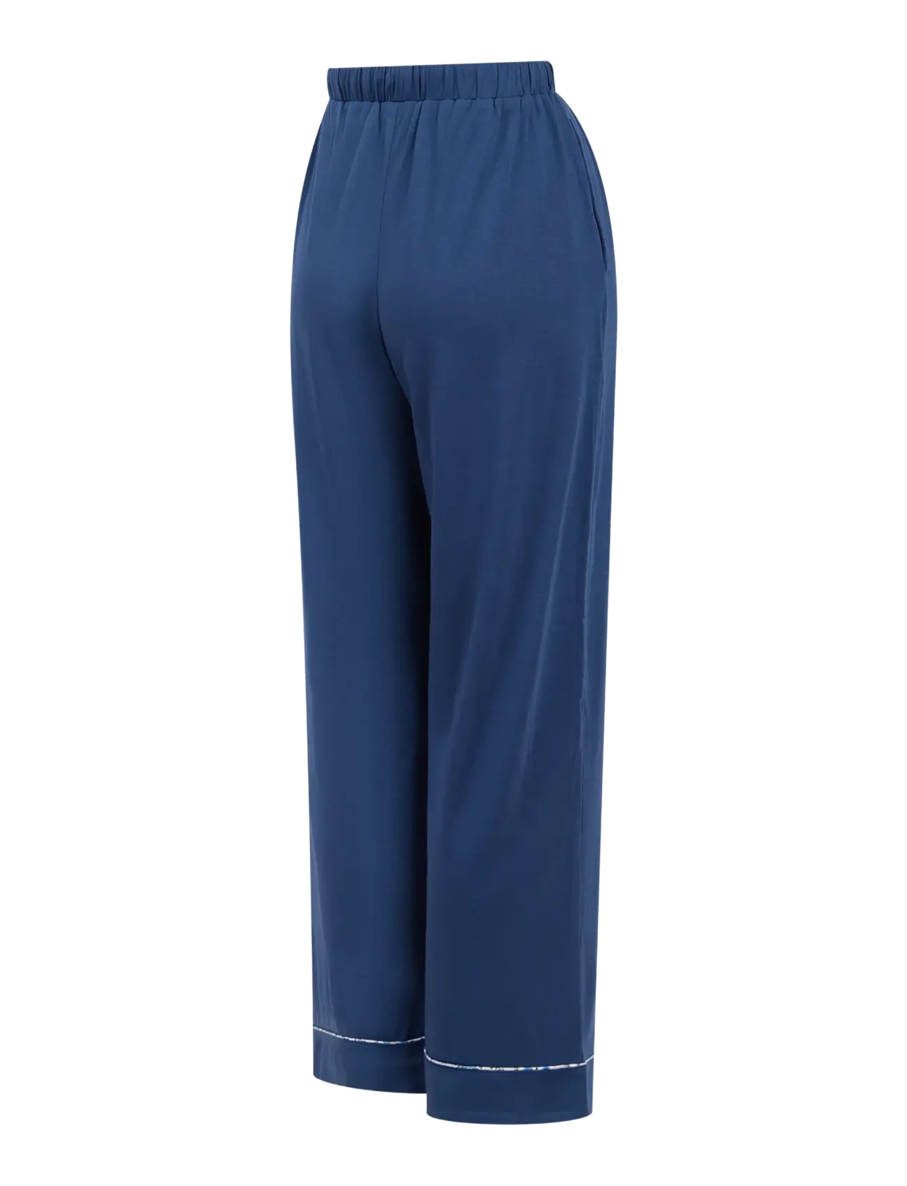 Ted Baker London - BRINLEY LONG PYJAMA SET WITH CONTRAST PRINT PIPING - pyjamas - ensign blue - 4