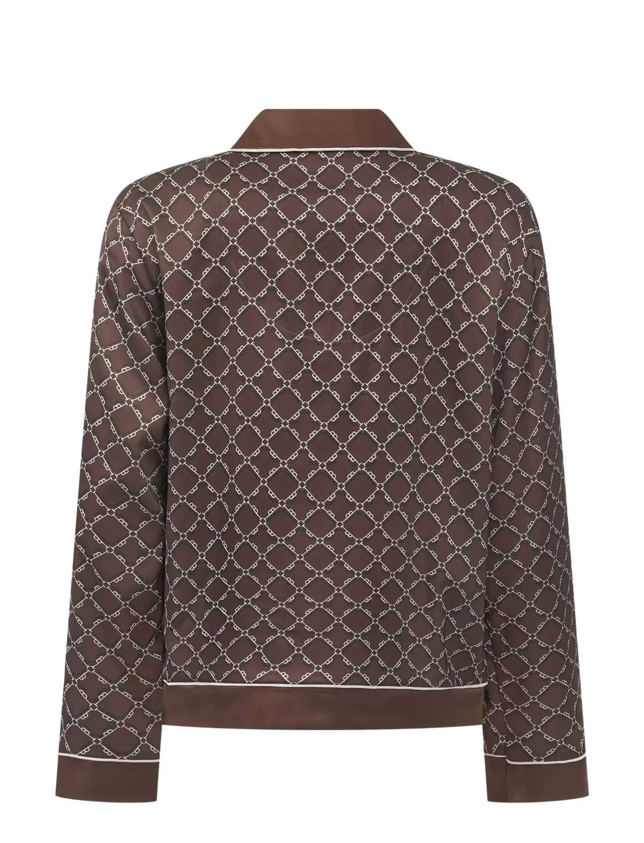 Ted Baker London - BIANKA LONG MONOGRAM PRINTED PYJAMA SET - pyjamas - shaved chocolate - 2