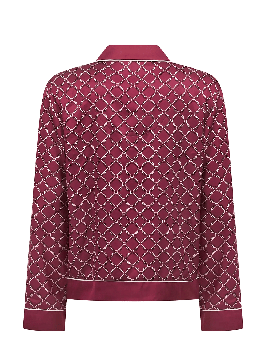 Ted Baker London - BIANKA LONG MONOGRAM PRINTED PYJAMA SET - pyjamas - dry rose - 2