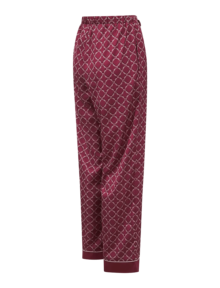 Ted Baker London - BIANKA LONG MONOGRAM PRINTED PYJAMA SET - pyjamas - dry rose - 4