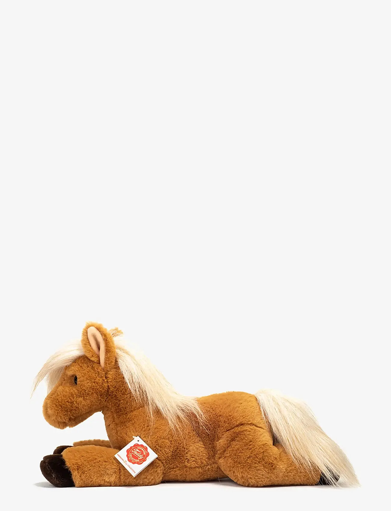 Teddy Hermann - Lying Horse 34 cm - tøjdyr - light brown - 2
