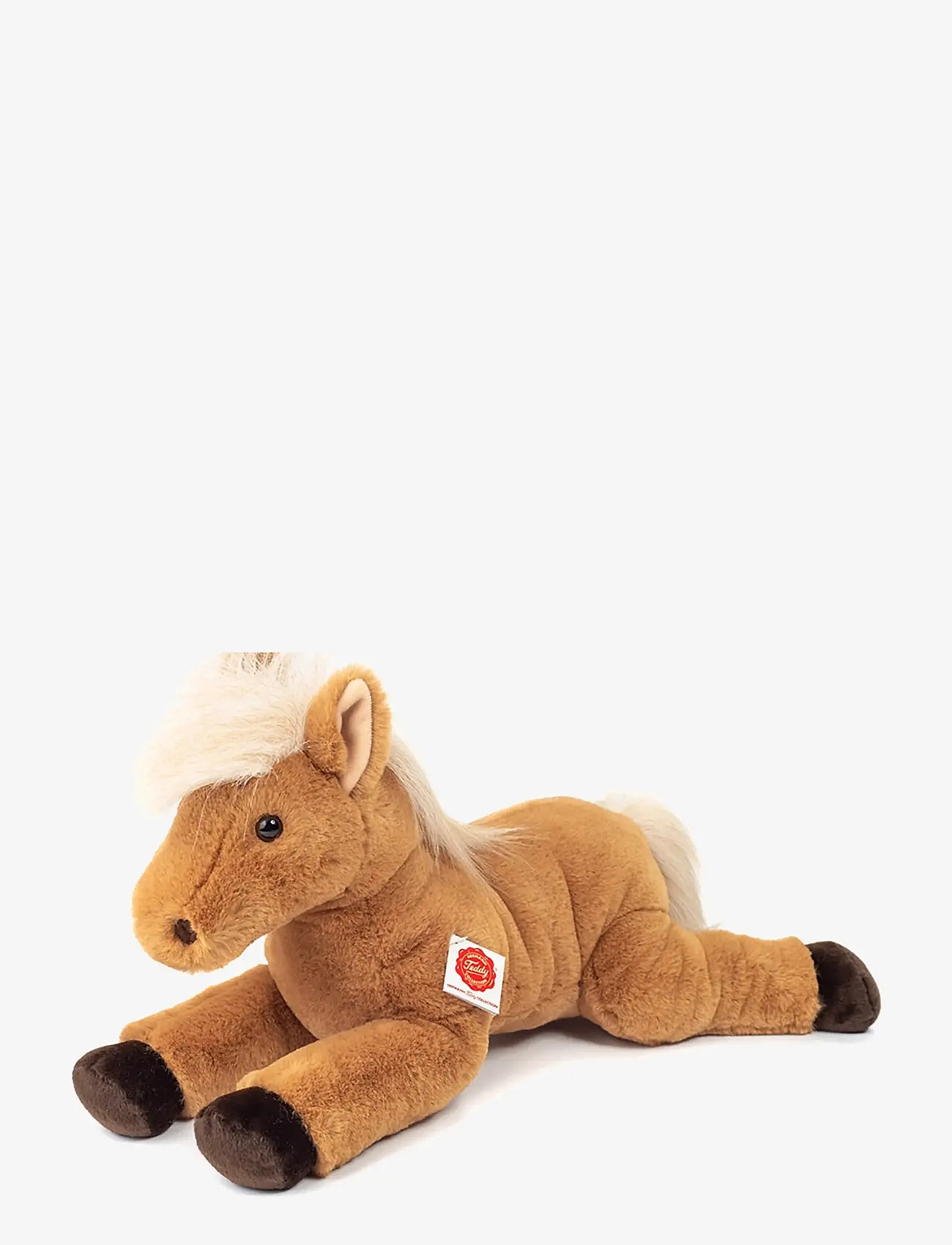 Teddy Hermann - Lying Horse 34 cm - tøjdyr - light brown - 5
