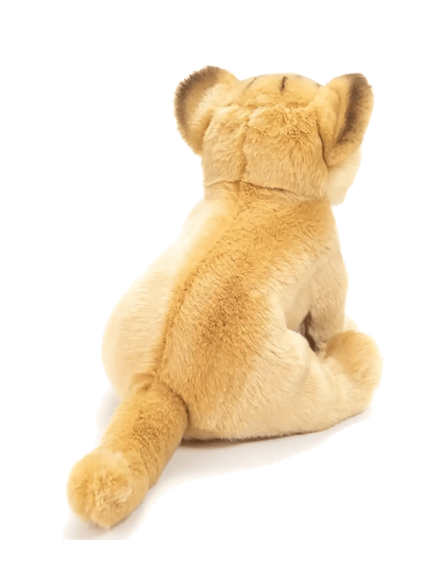 Teddy Hermann - Sitting Lion Cub 27 cm - tøjdyr - brown - 3