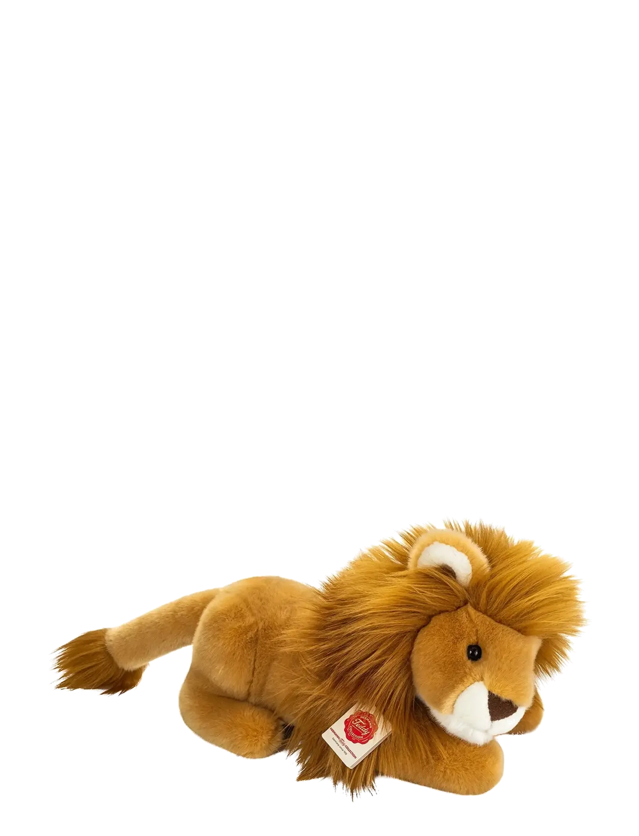 Teddy Hermann Lying Lion 30 cm, One Size, Brown, Soft Legetøj > Stuffed Animals, Børn