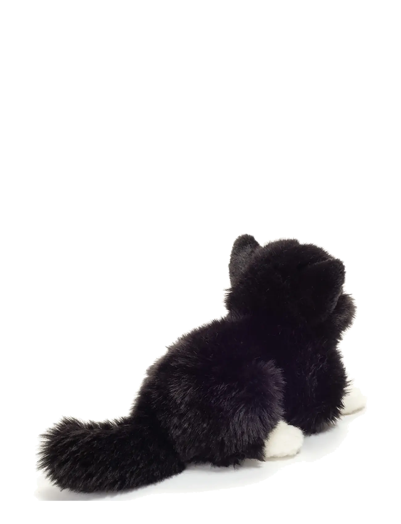 Teddy Hermann - Lying Cat black-white 20 cm - pehmed loomad - black - 3