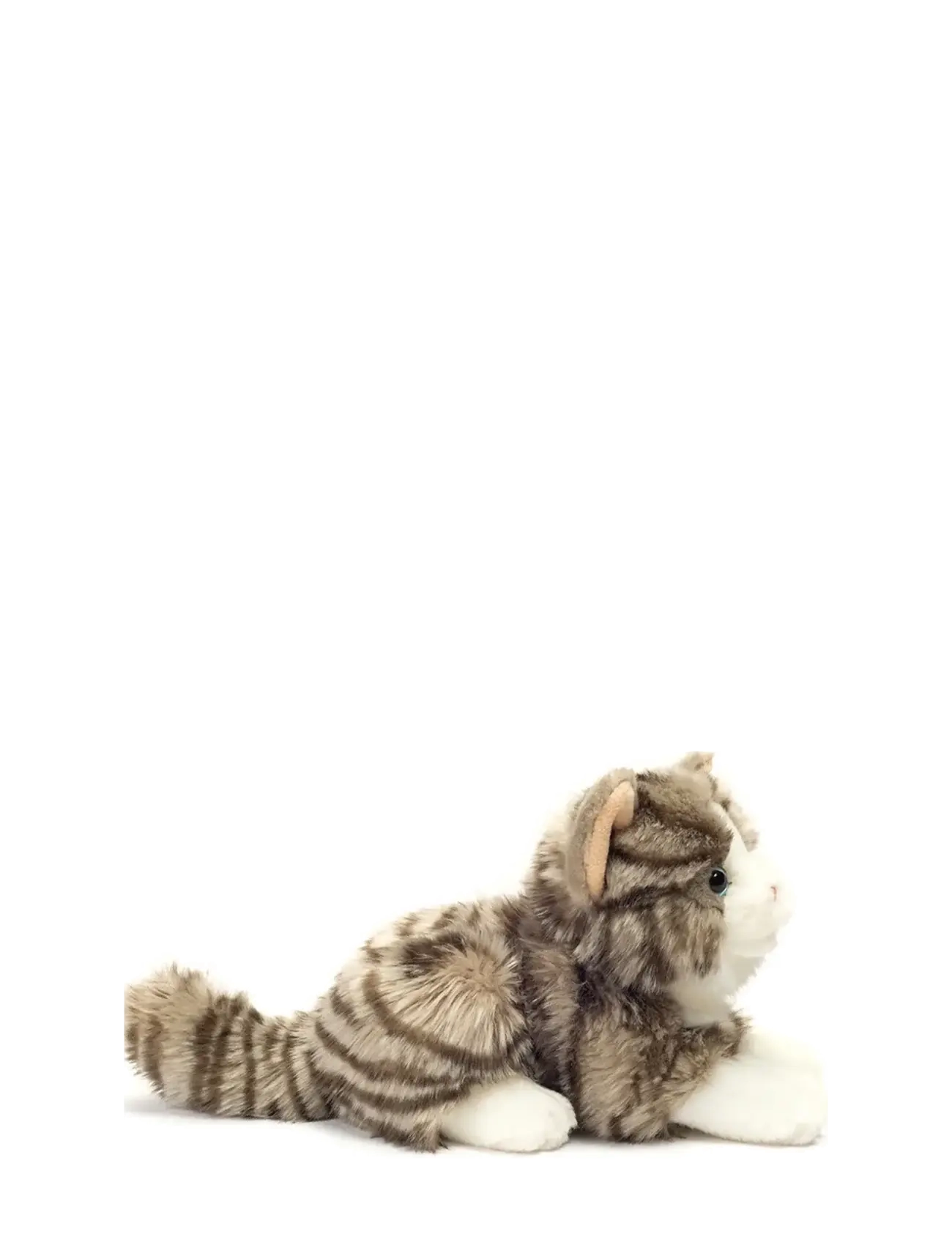 Teddy Hermann - Lying Cat grey 20 cm - lowest prices - grey - 1