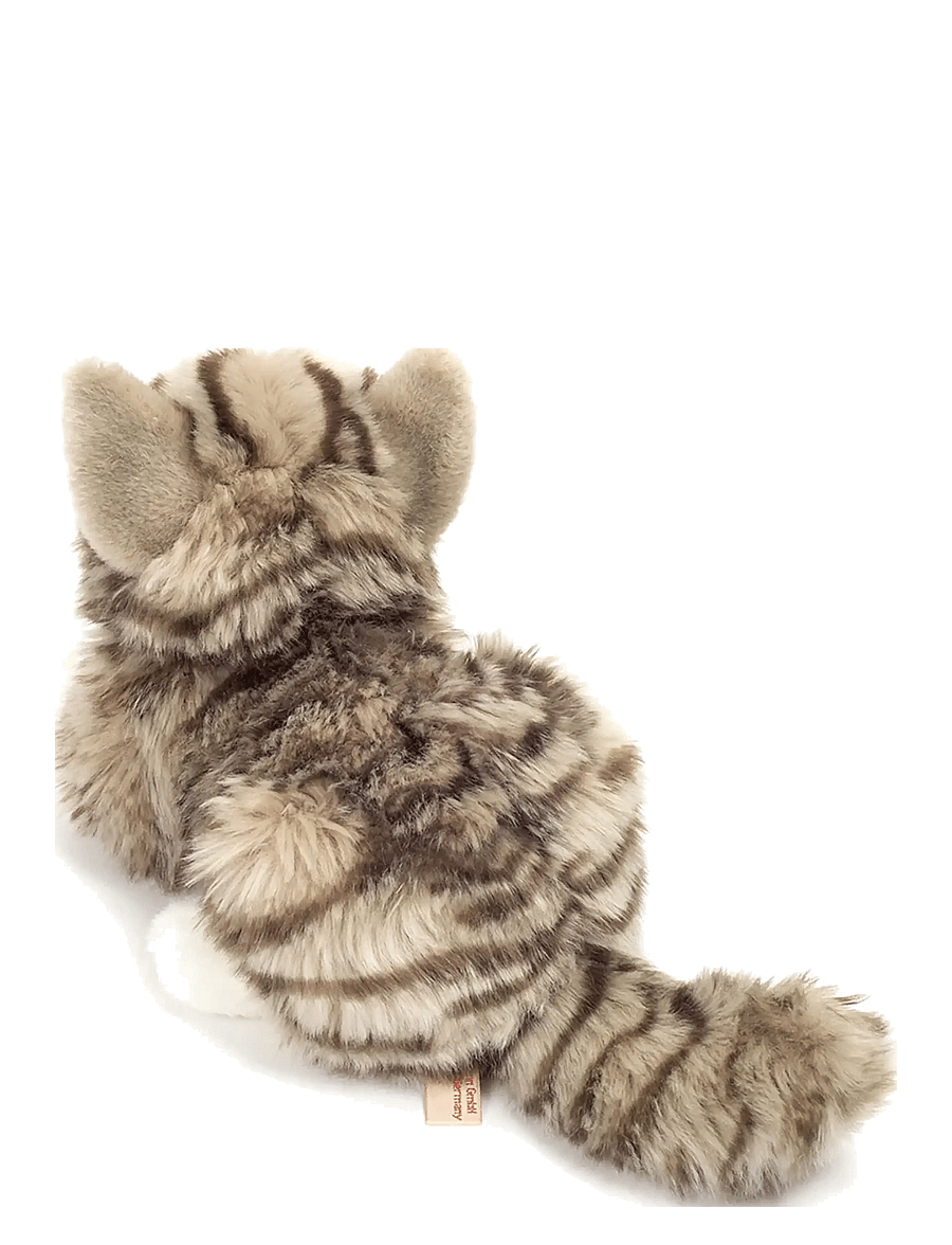 Teddy Hermann - Lying Cat grey 20 cm - mjukisdjur - grey - 2
