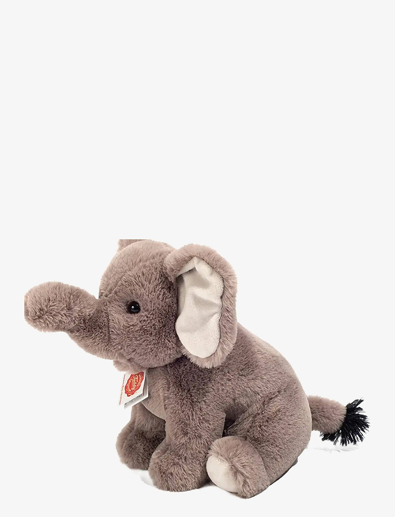 Teddy Hermann - Sitting Elephant 25 cm - tøjdyr - grey - 1