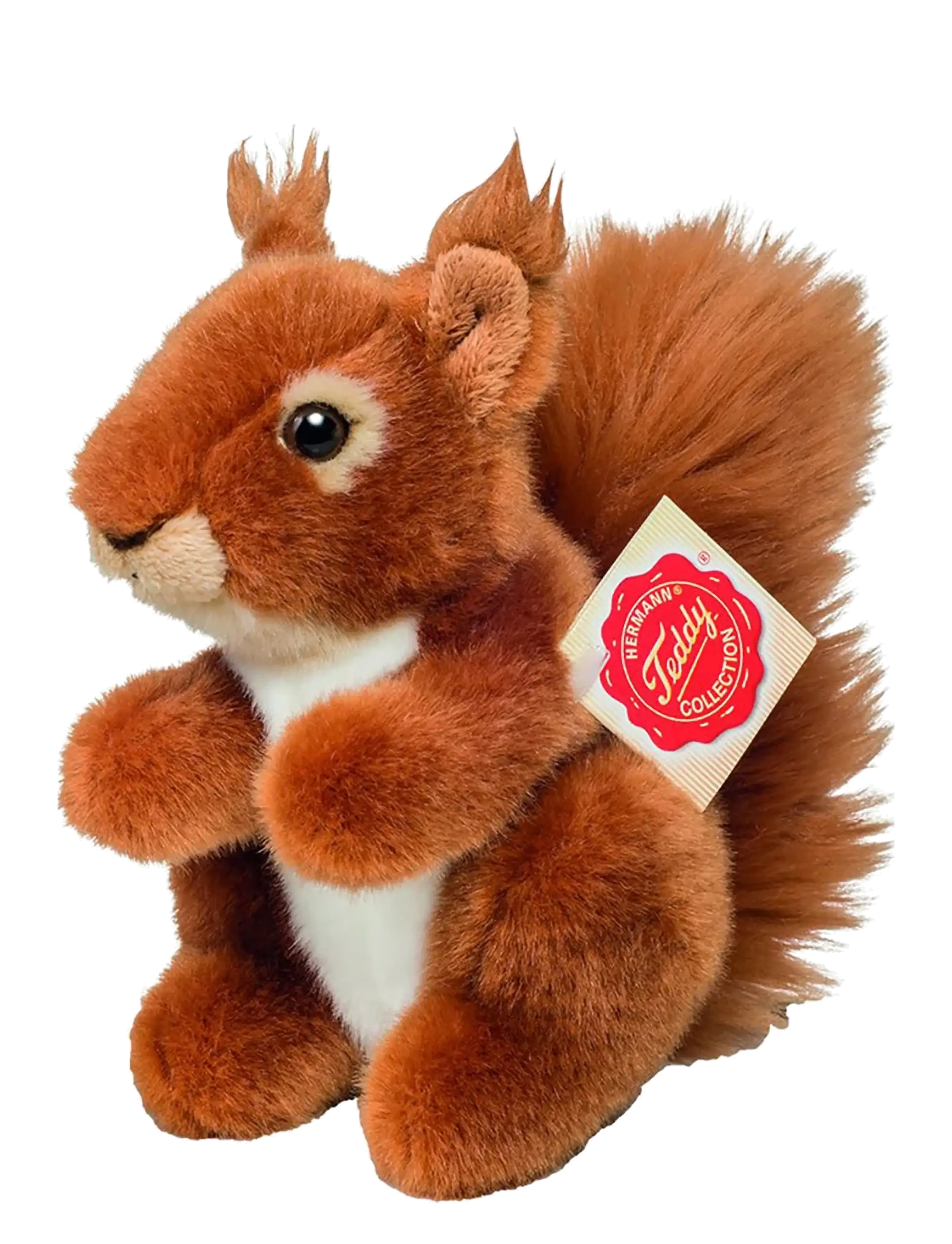 Teddy Hermann Squirrel 14 cm - Toys 0-2 years  - RED / beige