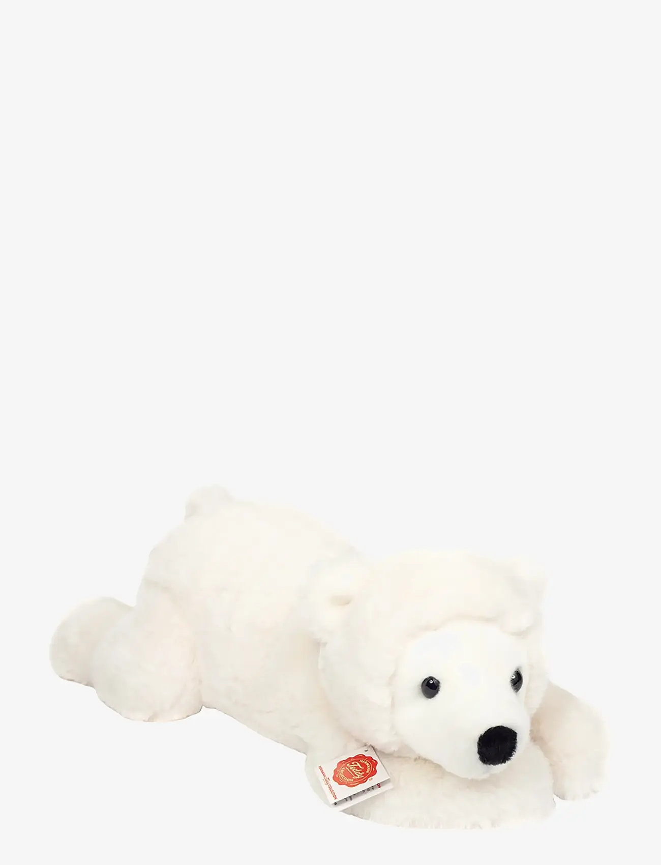 Teddy Hermann - Lying Polar Bear 45 cm - tøjdyr - white - 0