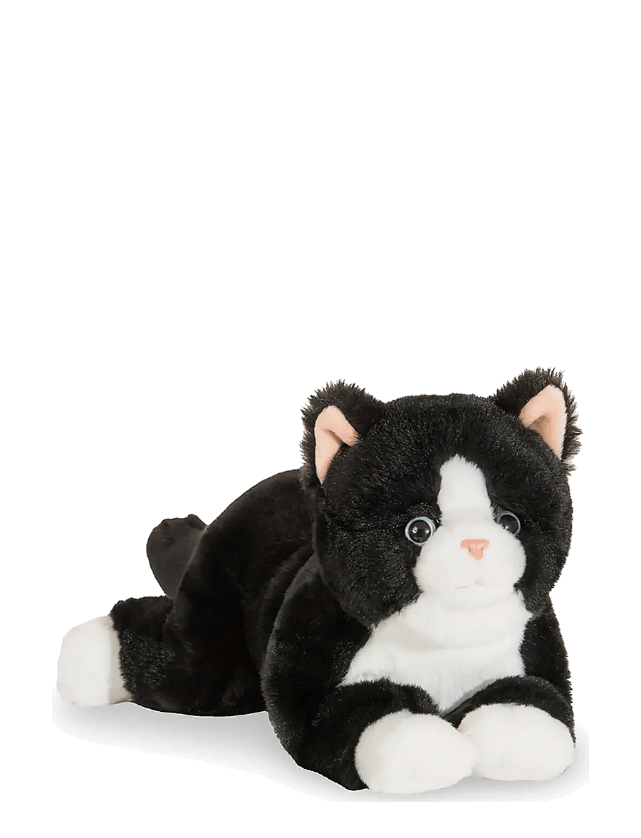 Teddy Hermann - Cat black 30 cm - tøjdyr - black - 0