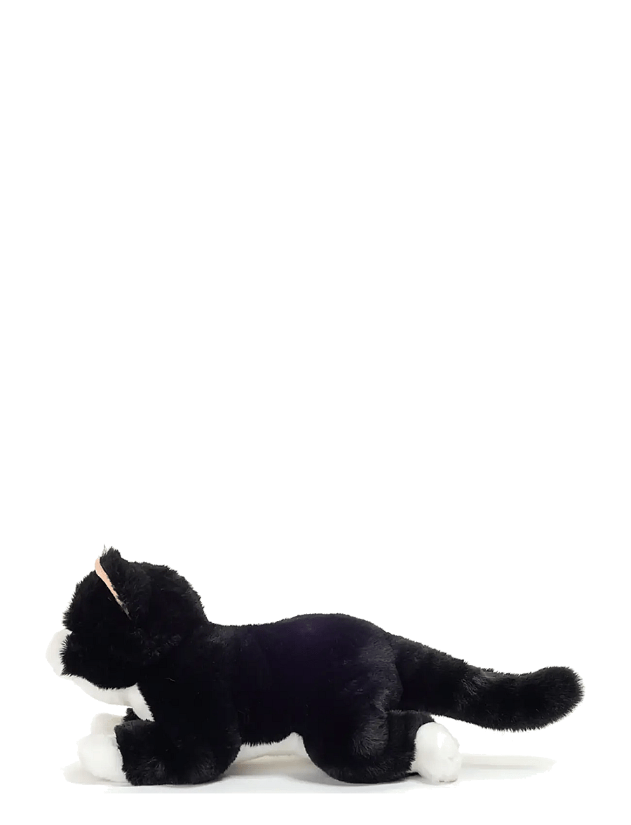 Teddy Hermann - Cat black 30 cm - tøjdyr - black - 1