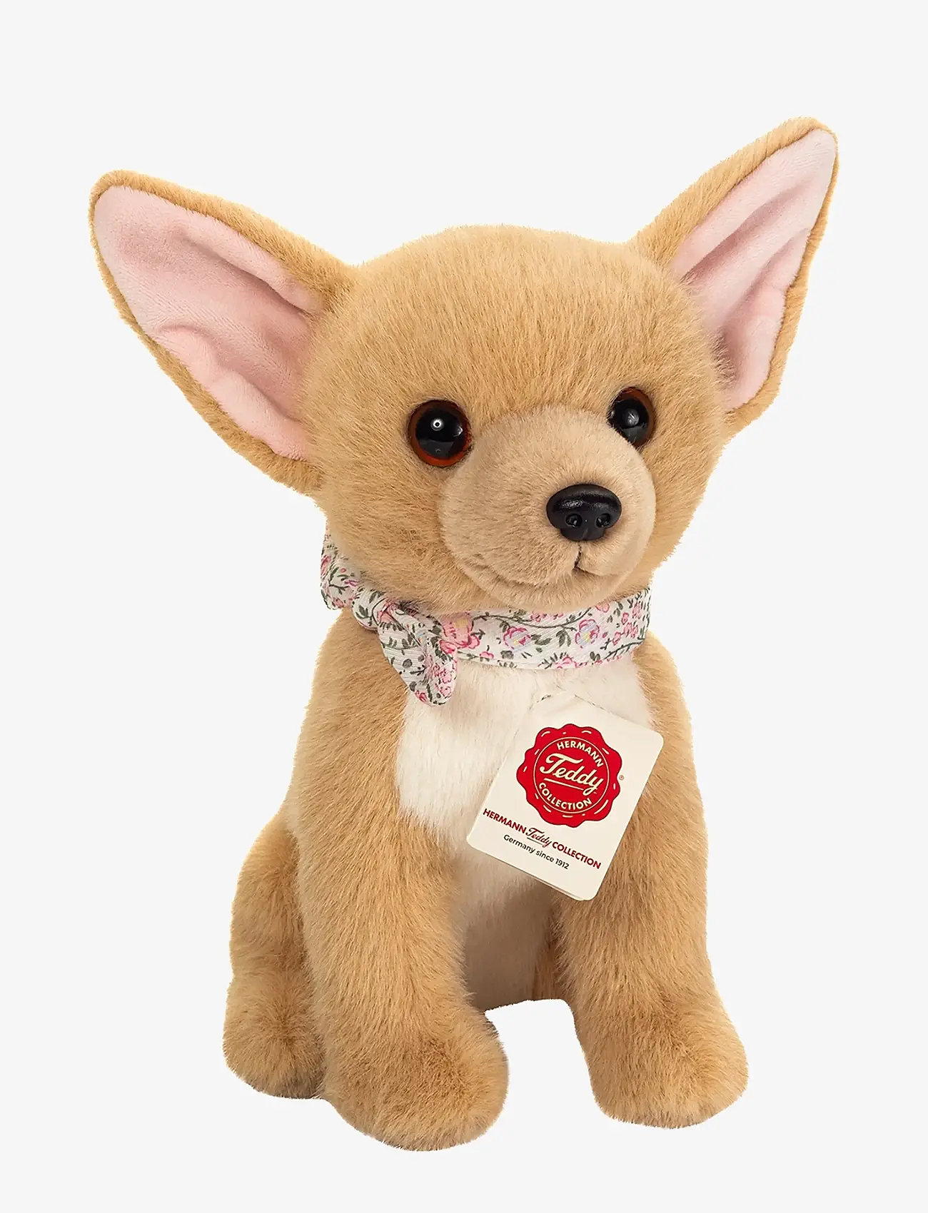 Teddy Hermann - Sitting Chihuahua 25 cm - tøjdyr - light brown - 0