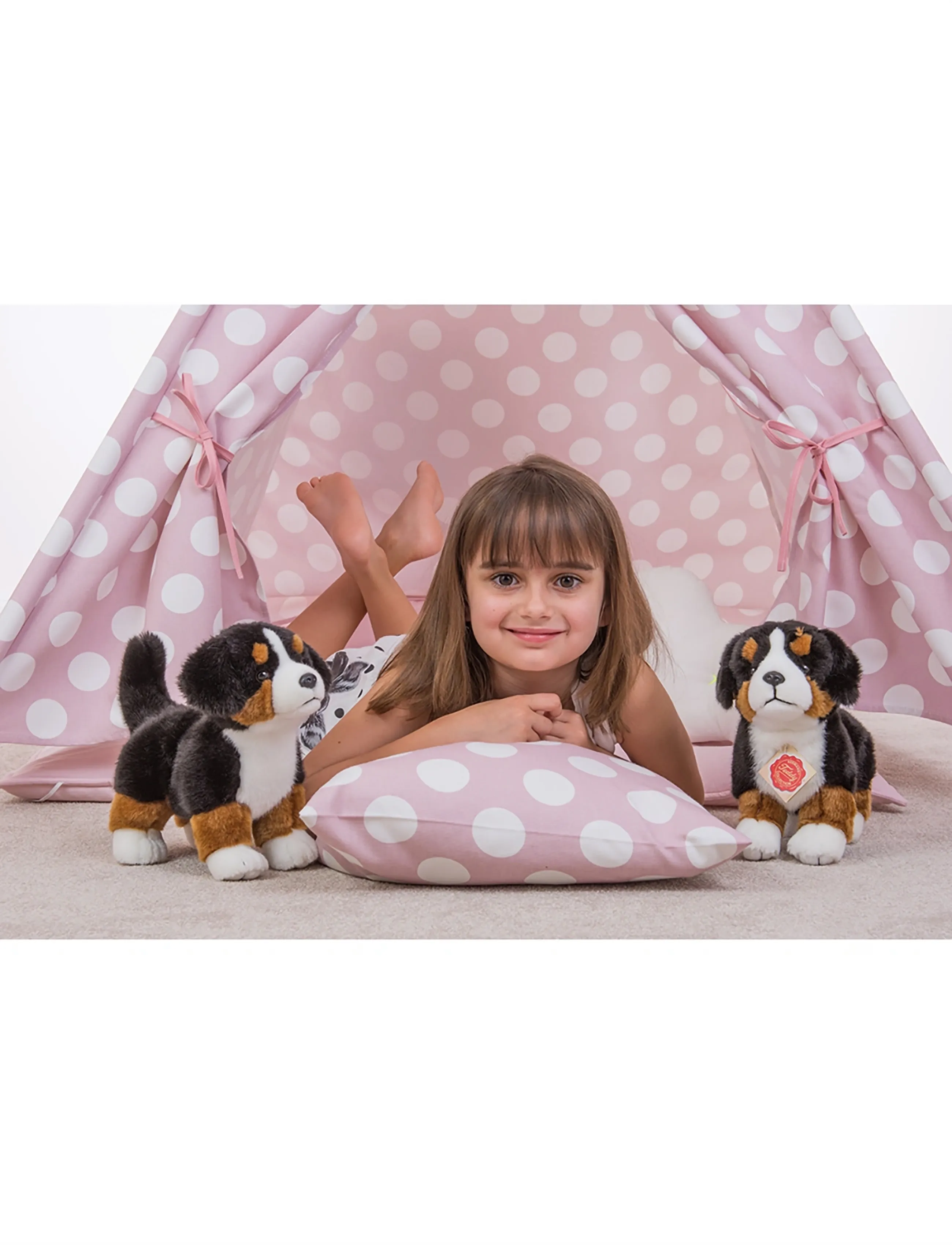 Teddy Hermann Standing Bernese Mountain Dog Puppy 23 Cm, Børn, Stuffed Dyr, Multi/mønstret, Str: ONE SIZE