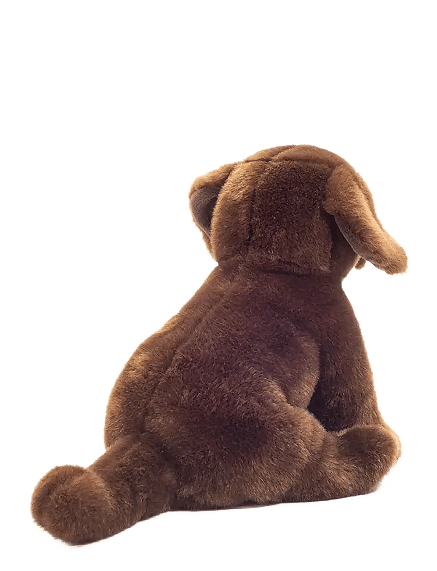 Teddy Hermann - Sitting Labrador dark brown 25 cm - tøjdyr - brown - 2