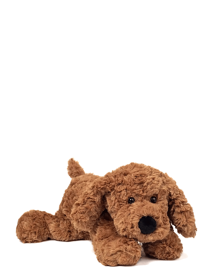 Teddy Hermann - Floppy Dog brown 30 cm - tøjdyr - brown - 0