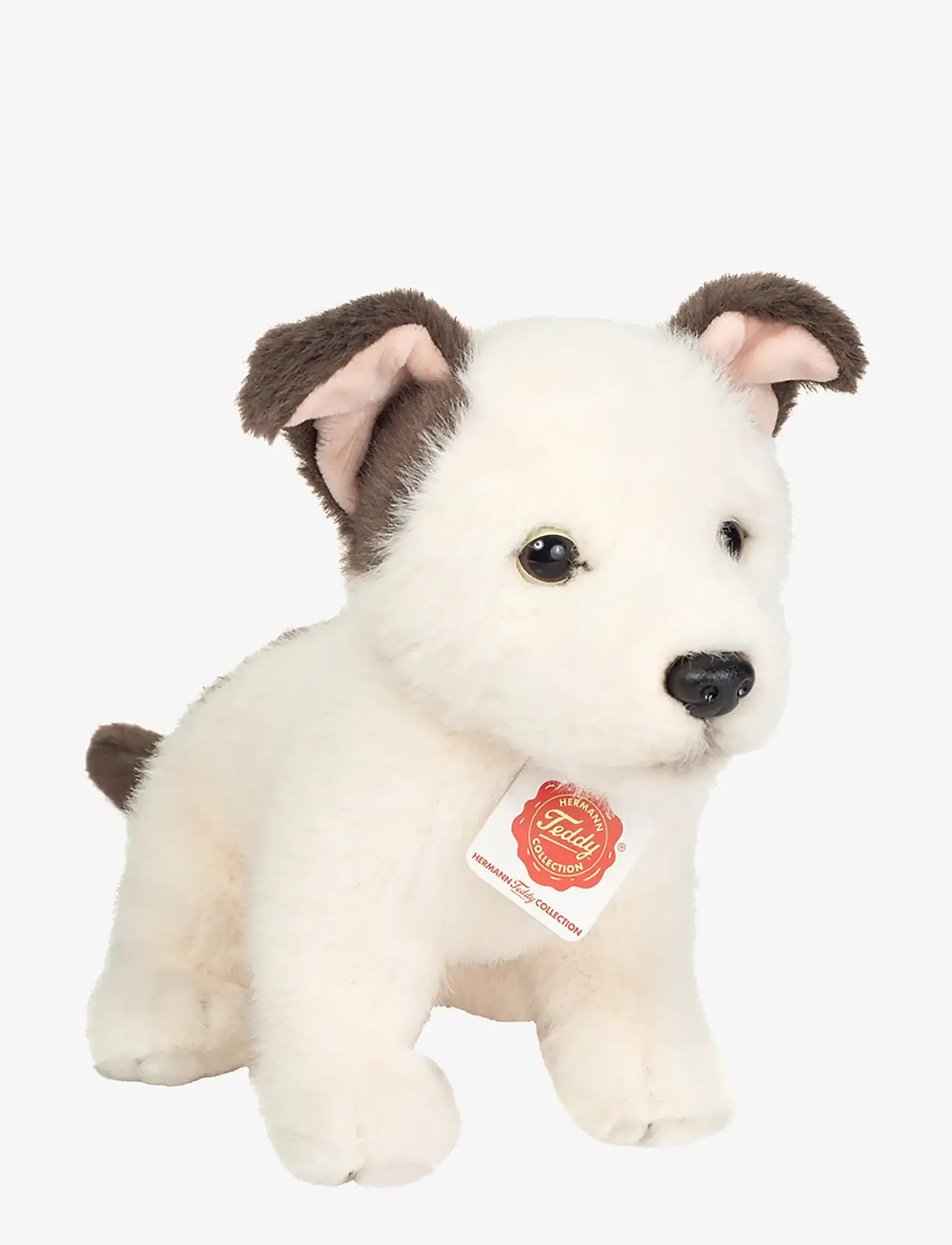 Teddy Hermann - Jack Russell Puppy 25 cm - tøjdyr - white - 0