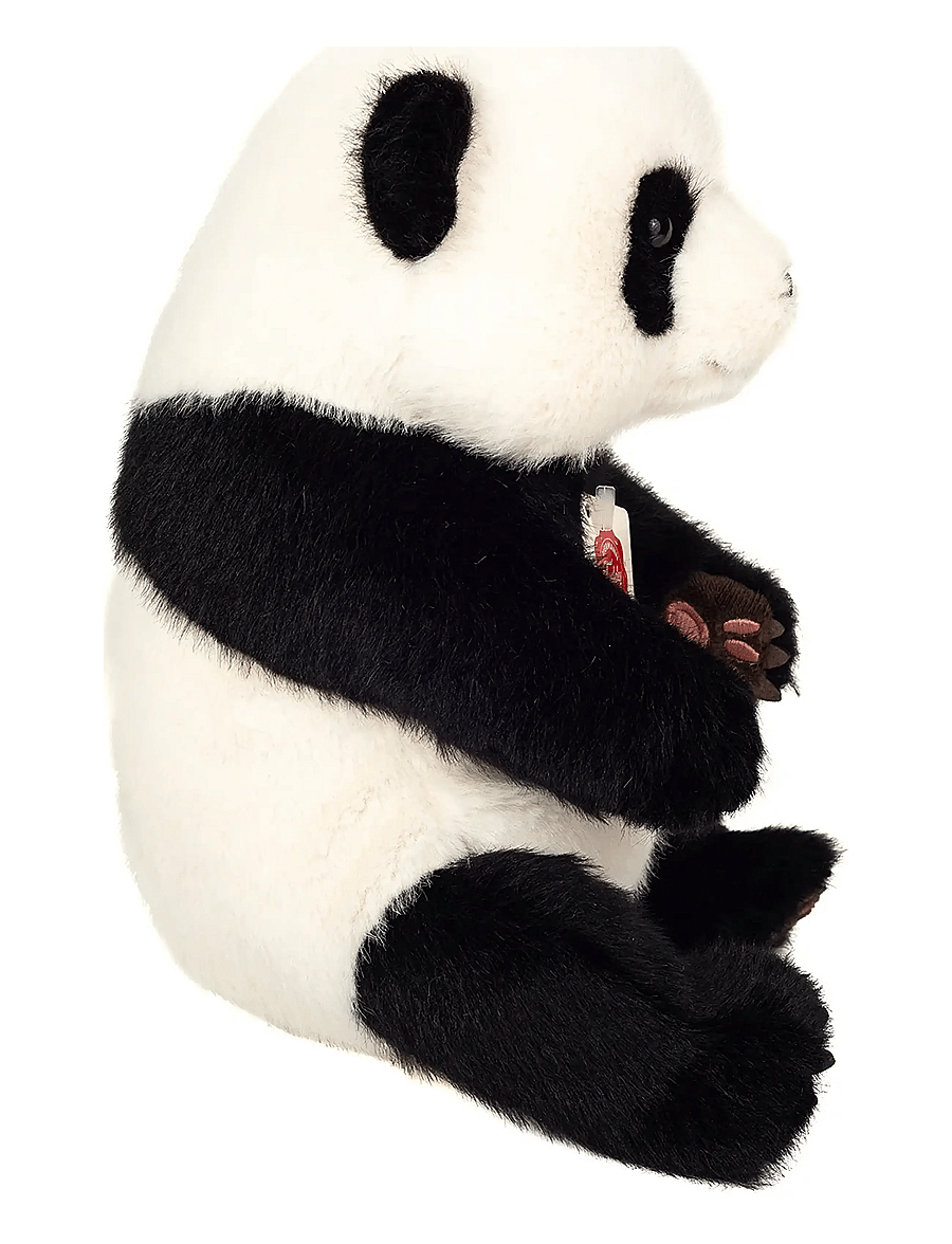 Teddy Hermann - Sitting Panda 28 cm - mjukisdjur - black & white - 1