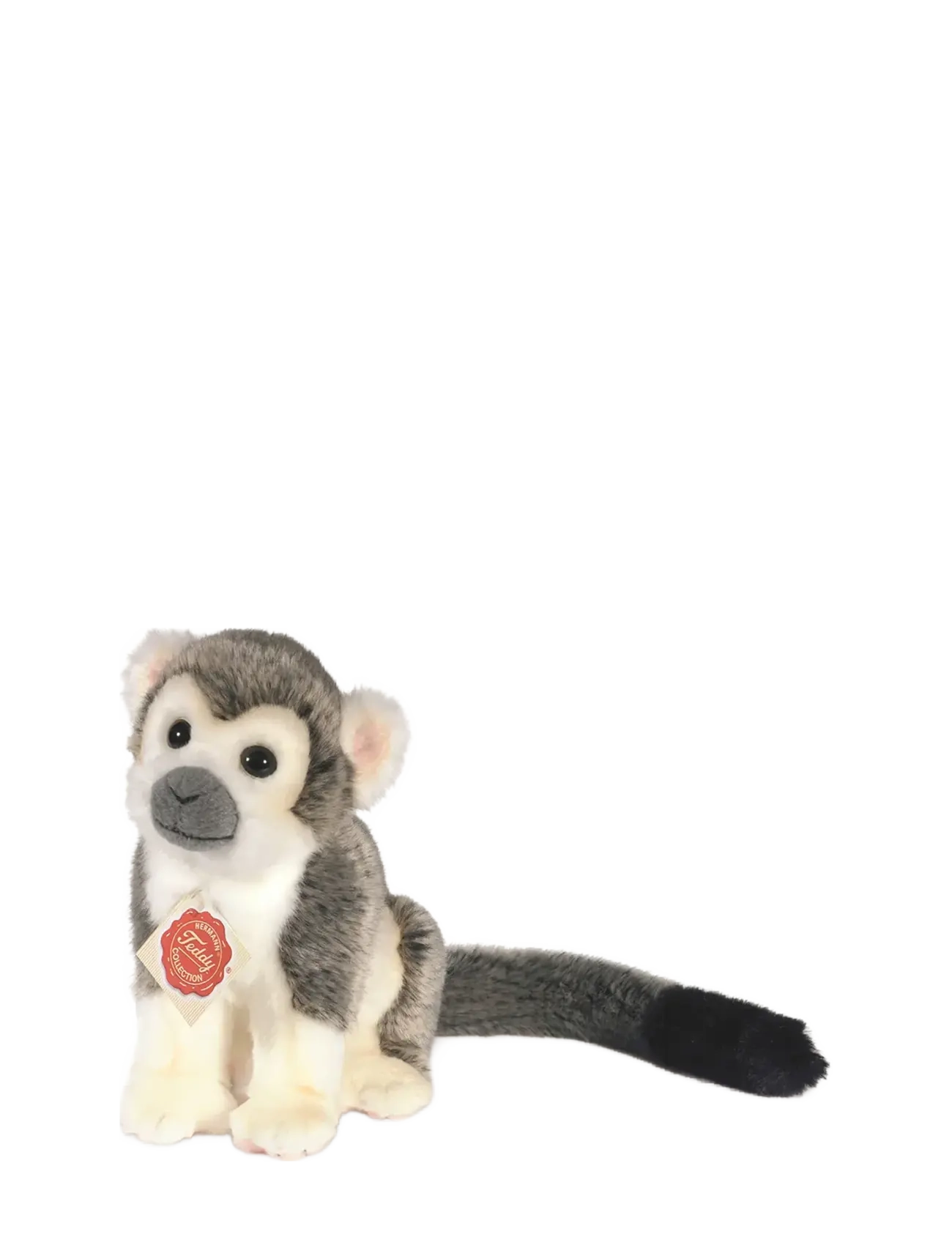 Teddy Hermann Monkey Grey 17 cm, 17 cm, Grey, Soft Legetøj > Stuffed Animals, Børn