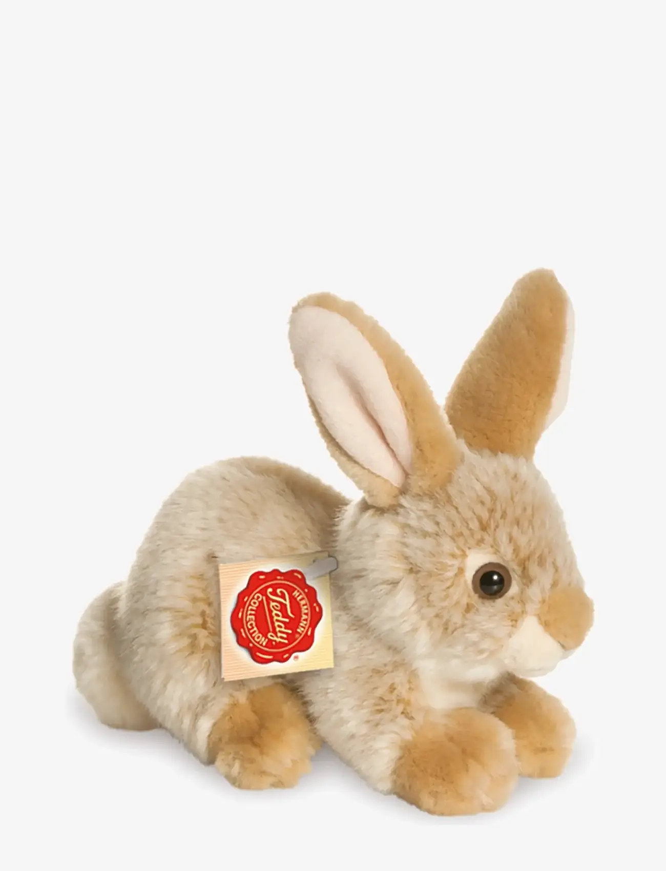 Teddy Hermann - Sitting Rabbit beige 18 cm - tøjdyr - beige - 1