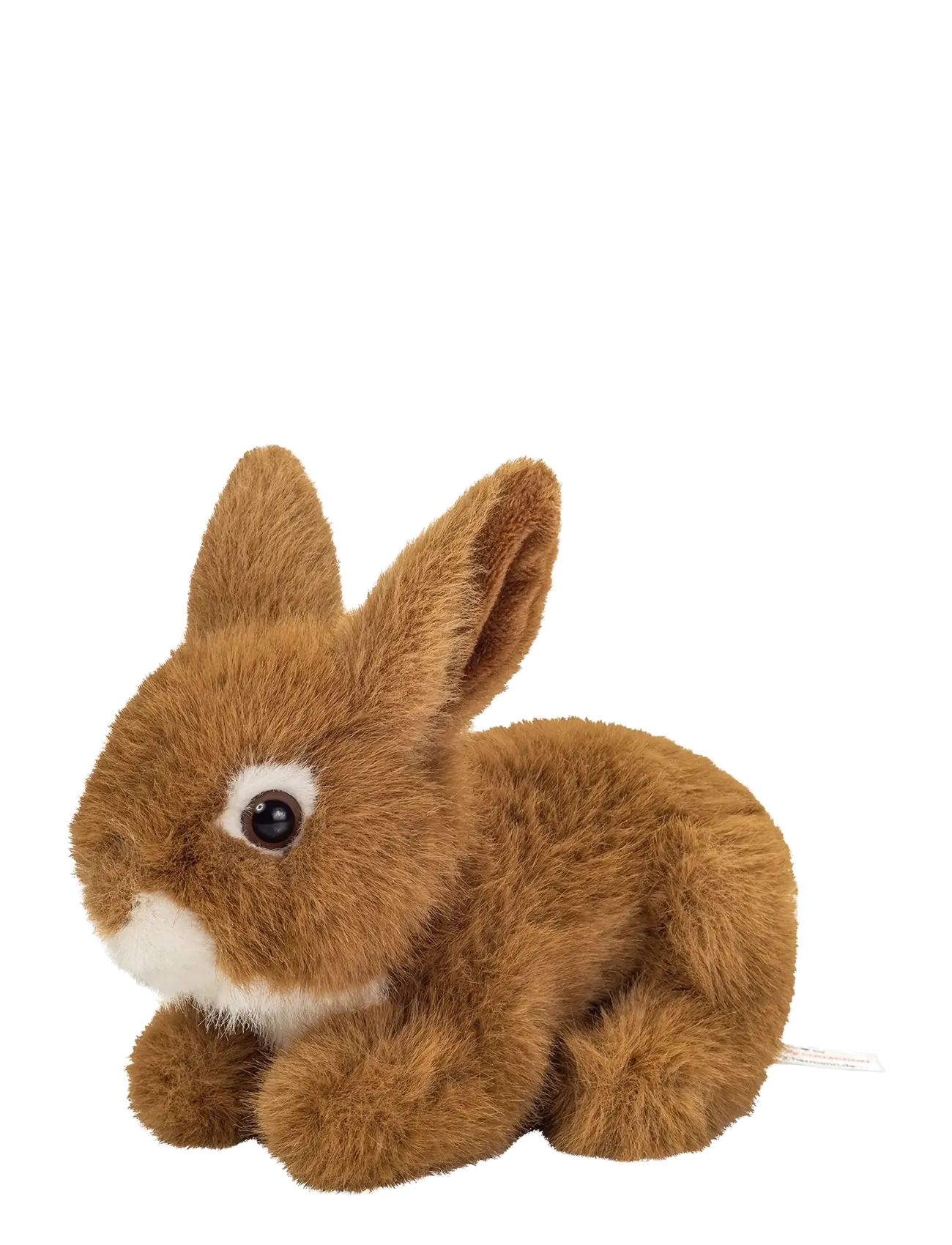 Teddy Hermann Lying Rabbit Brown 17 cm, One Size, Brown, Soft Legetøj > Stuffed Animals, Børn