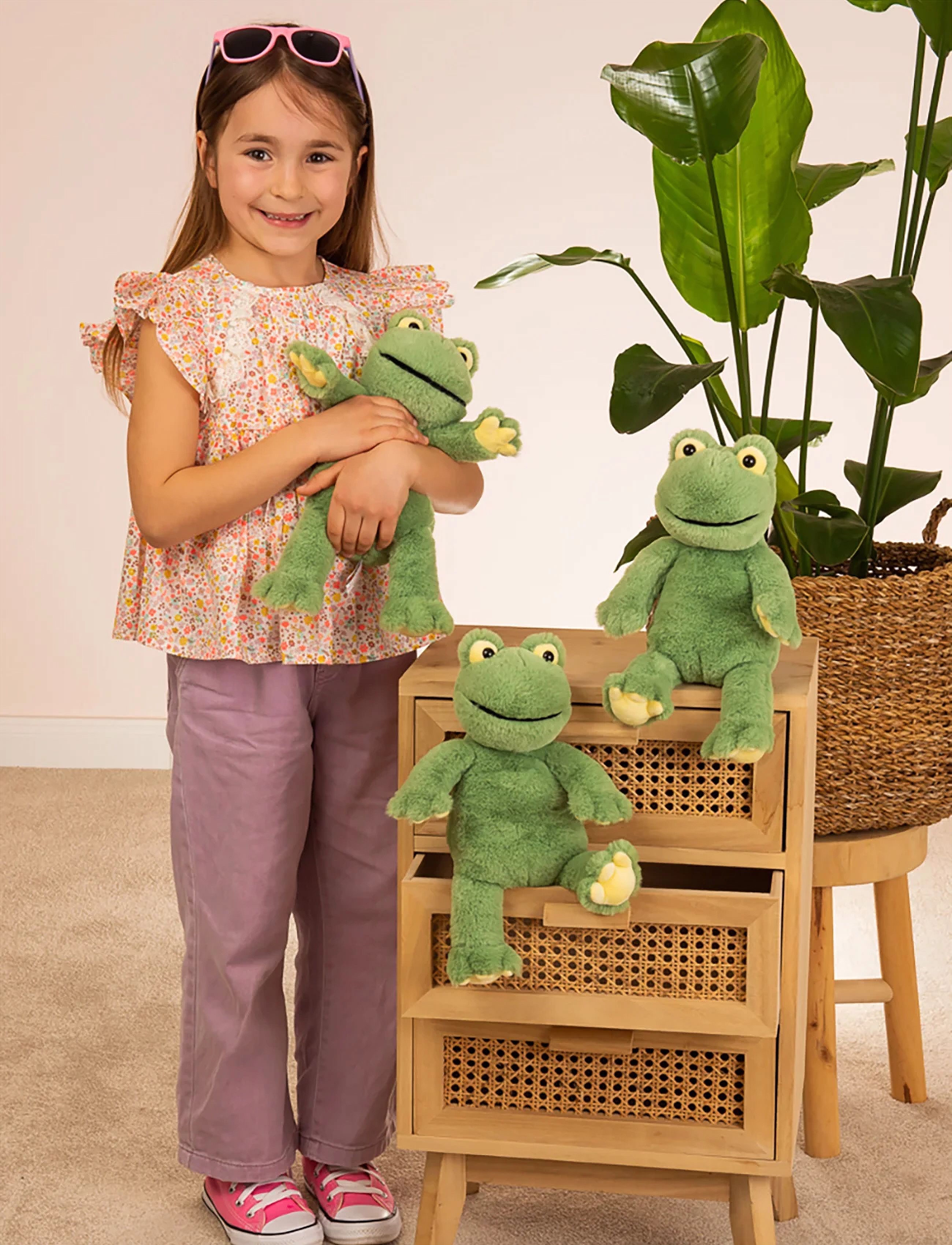 Teddy Hermann Frog Frederik 32 Cm, Børn, Stuffed Dyr, Grøn, Str: 32 CM
