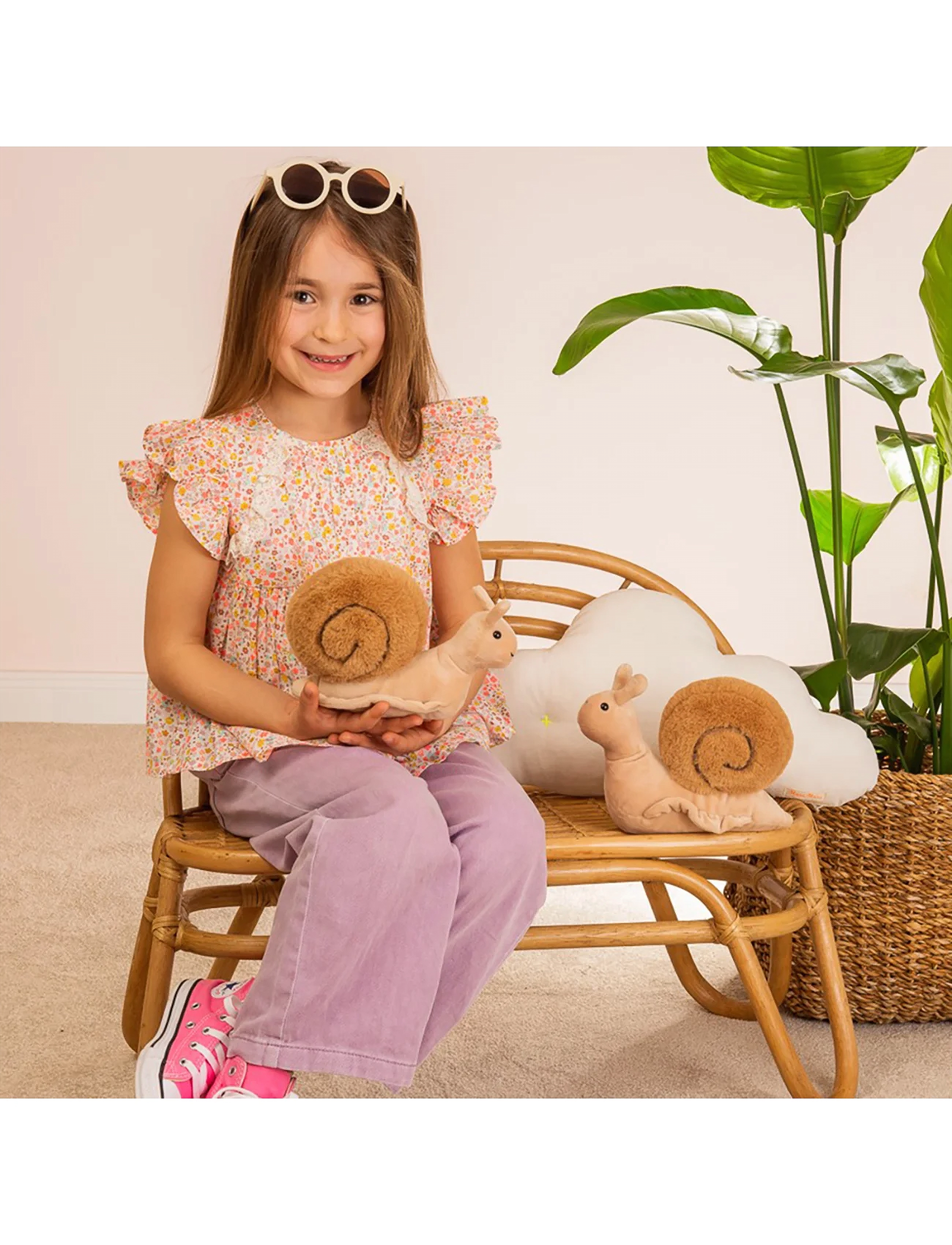 Teddy Hermann Snail Lotta 20 Cm, Børn, Stuffed Dyr, Beige, Str: 20 CM