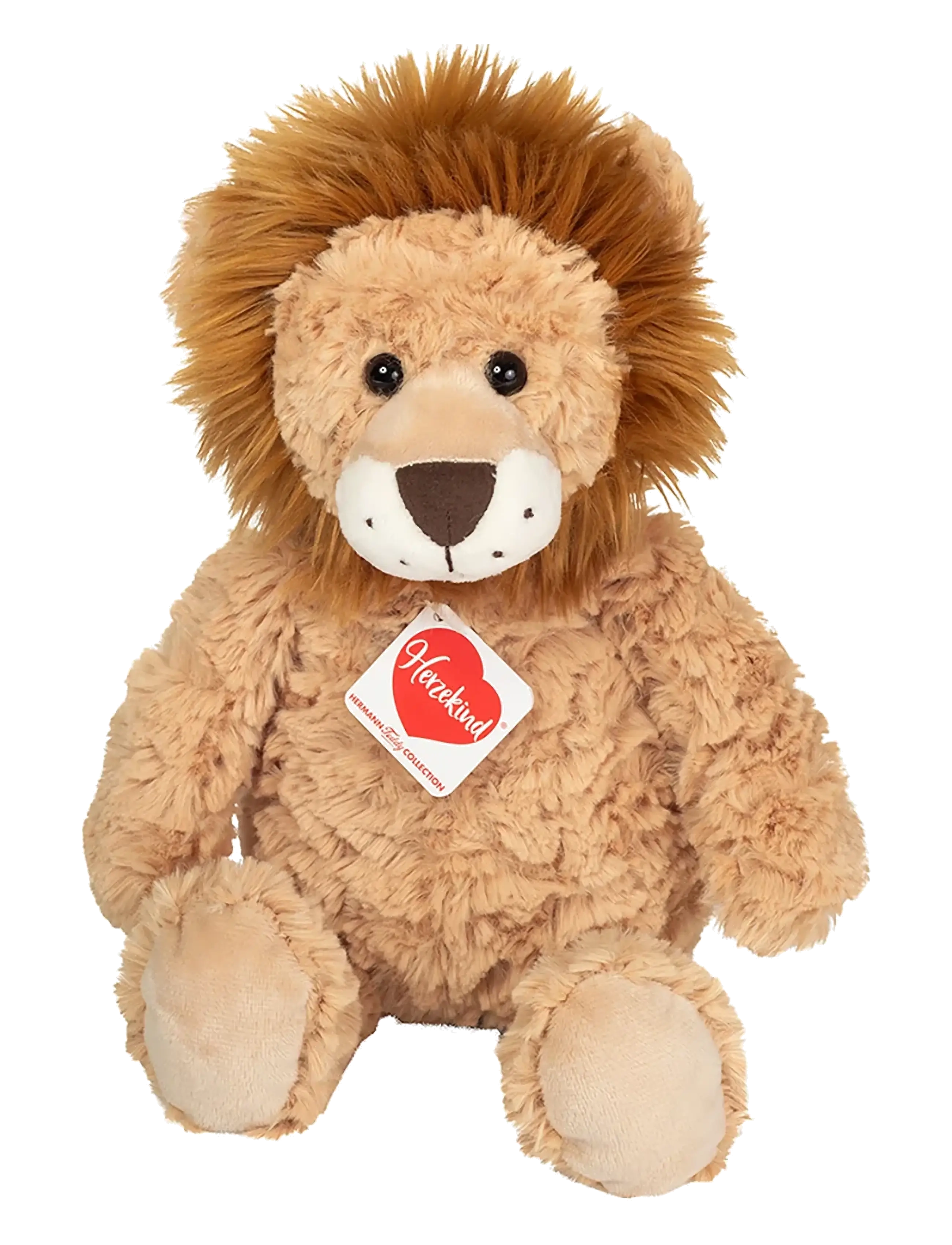 Teddy Hermann Lion Liam 32 cm, 32 cm, Brown, Soft Legetøj > Stuffed Animals, Børn
