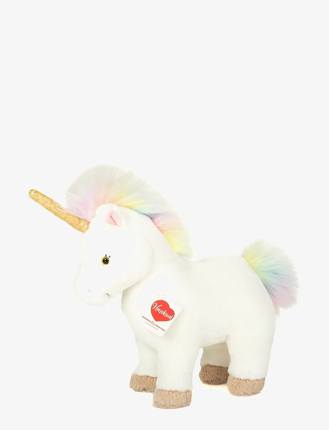 Teddy Hermann - Unicorn standing Zoey 27 cm - tøjdyr - white - 0