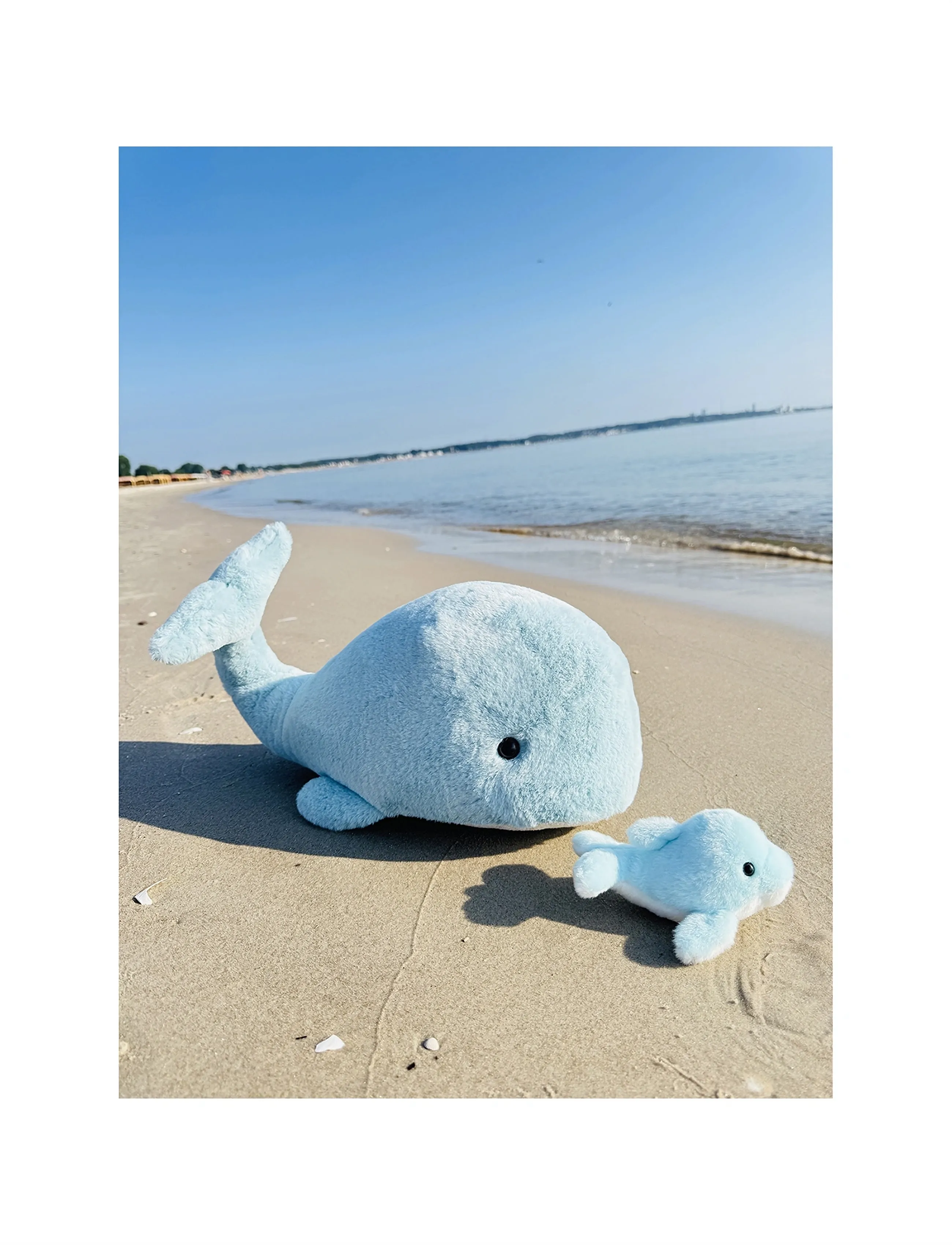 Teddy Hermann Whale Wanda 42 Cm, Stuffed Dyr, Blå, Str: ONE SIZE