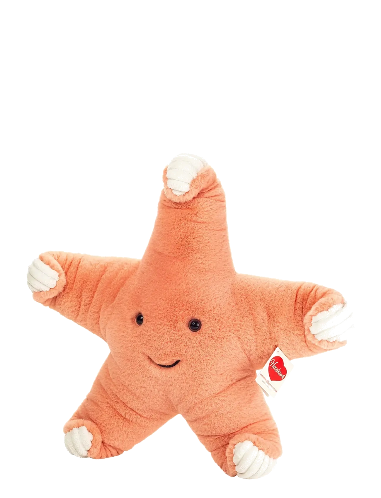 Teddy Hermann Starfish Fluffy 40 cm, One Size, Orange, Soft Legetøj > Stuffed Animals, Børn