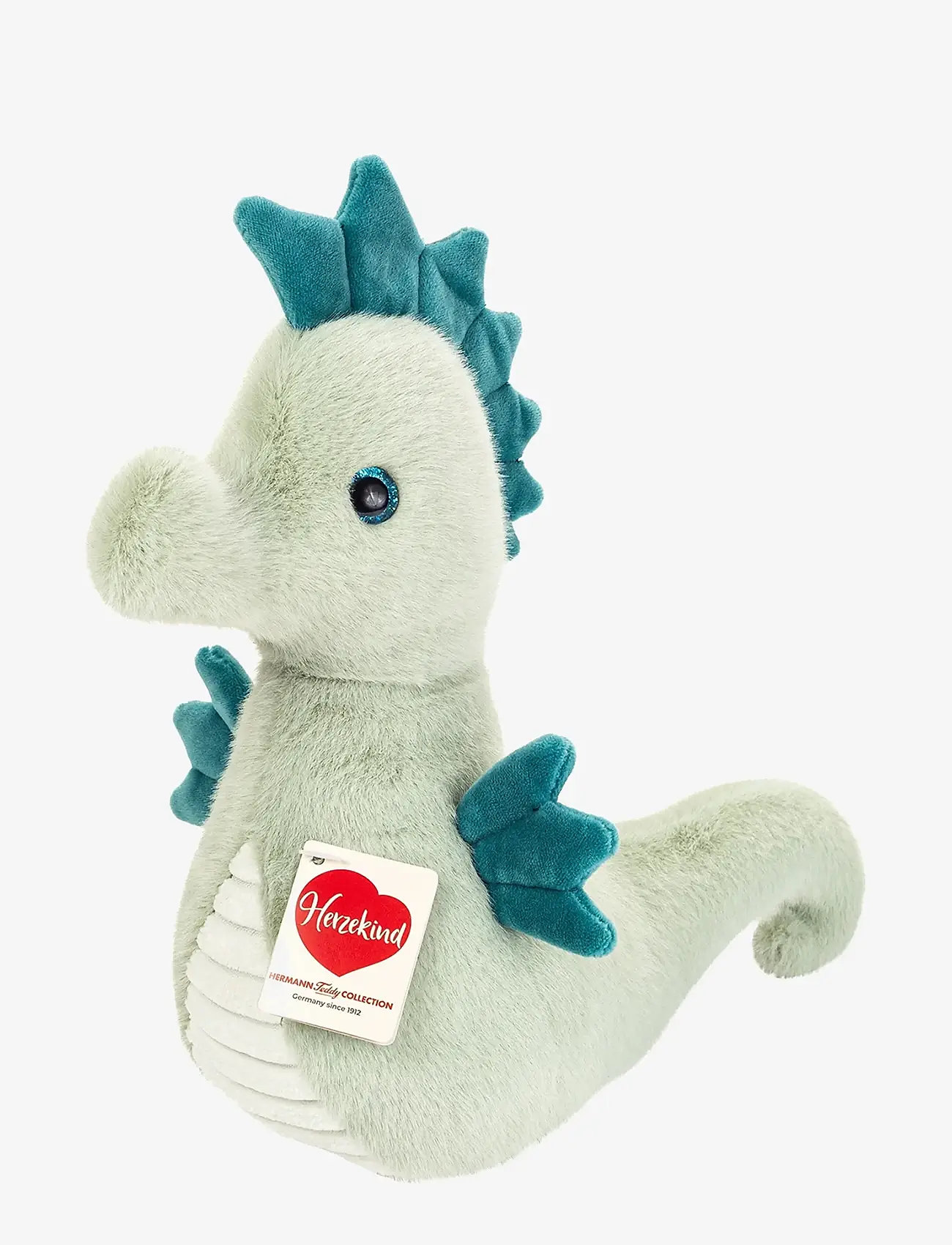 Teddy Hermann - Seahorse Melba 23 cm - sage - tøjdyr - green - 1