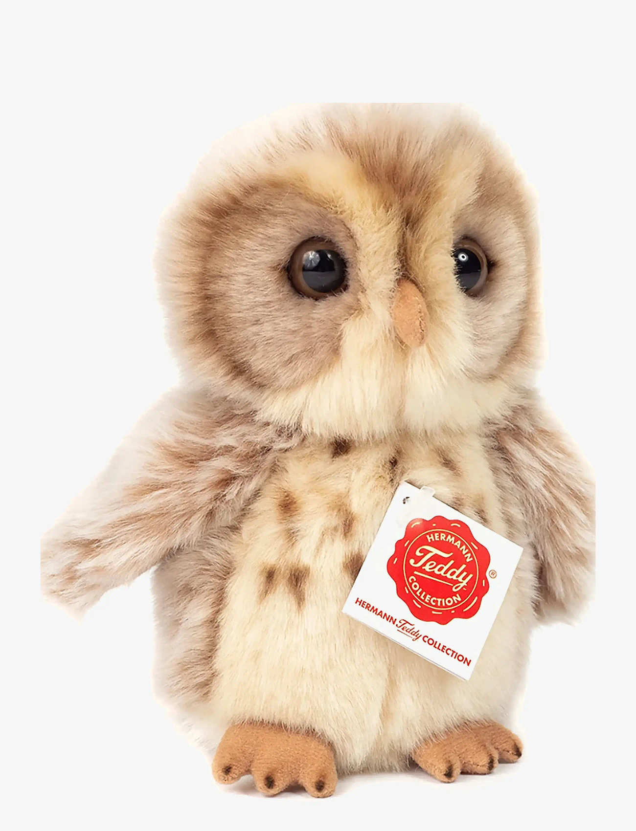 Teddy Hermann - Owl light brown 16 cm - pehmed loomad - light brown - 0