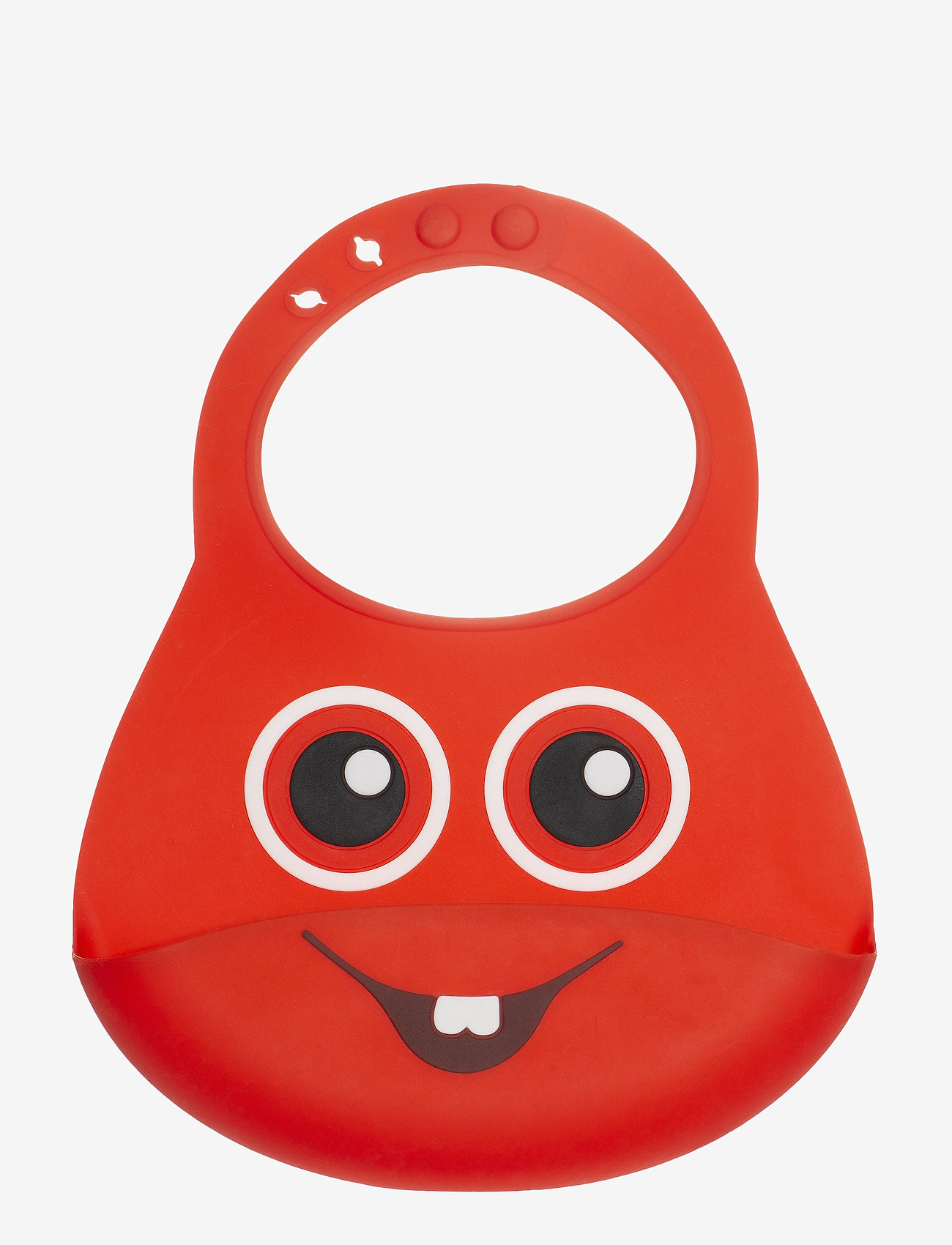 Babblarna - Babblarna- Silicone bib, Bobbo - bibs - red - 0