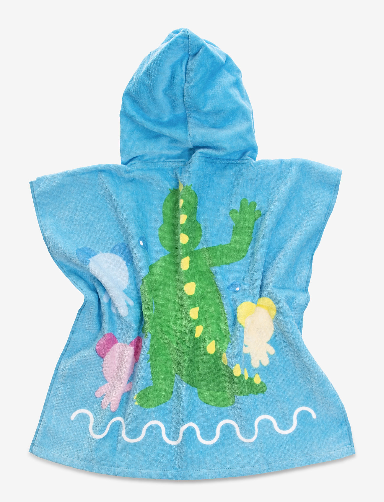 Teddykompaniet - Bolibompa dragon, poncho - sommerschnäppchen - blue - 1