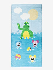 Teddykompaniet - Bolibompa dragon, towel - håndklær - blue - 0
