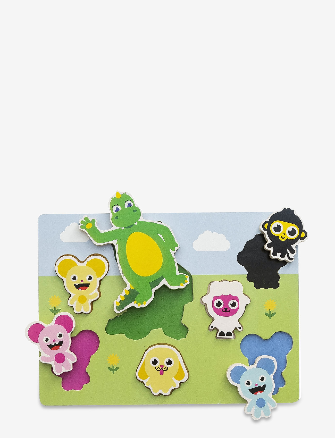 Bolibompa - Bolibompa- Formpussel, 7-bitar, 1-3 år - knoppussel - green - 1