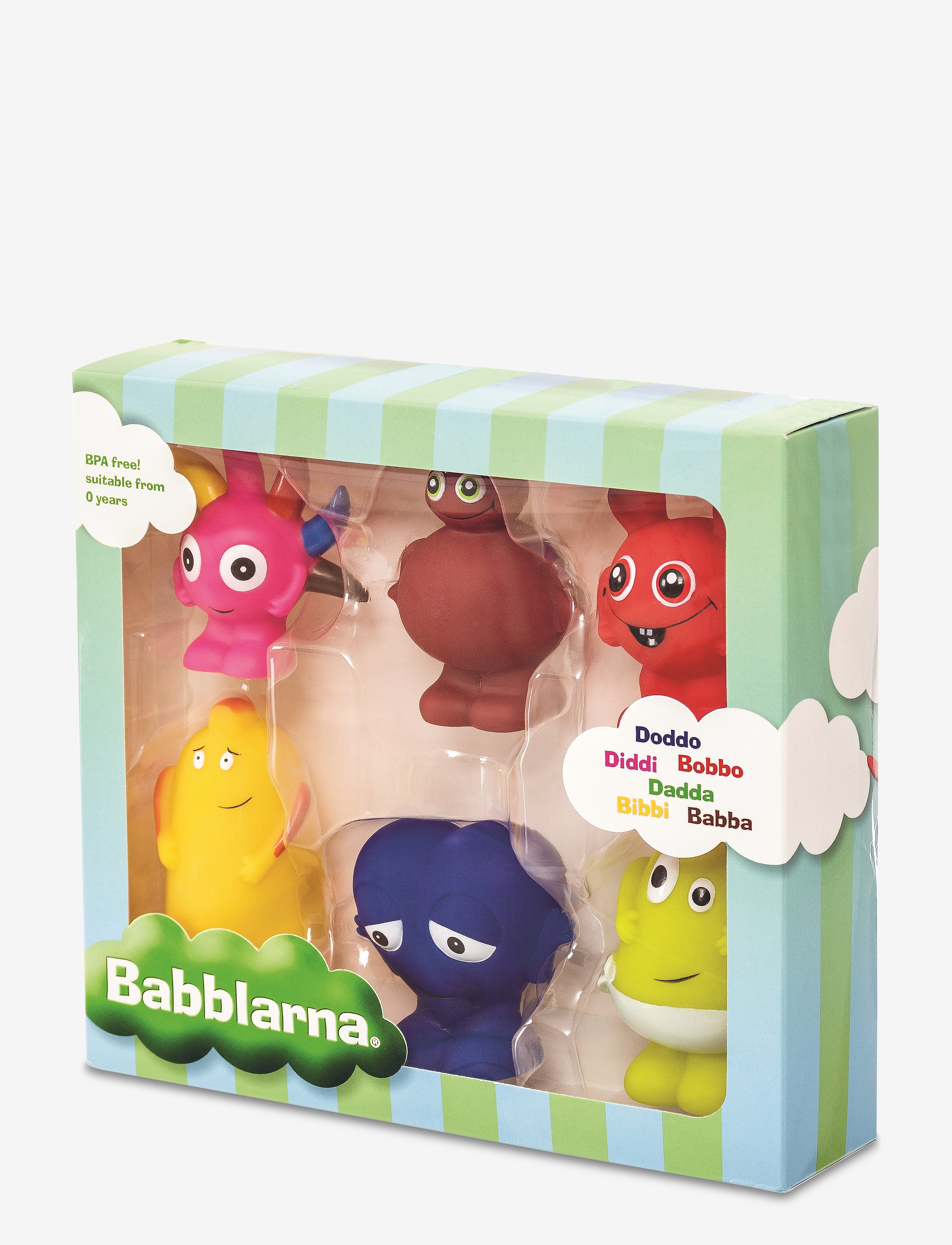 Babblarna - Plastic Figures, Bd Mix, 6 Ass., Børn, Play Sæt, Multi/mønstret, Str: ONE SIZE